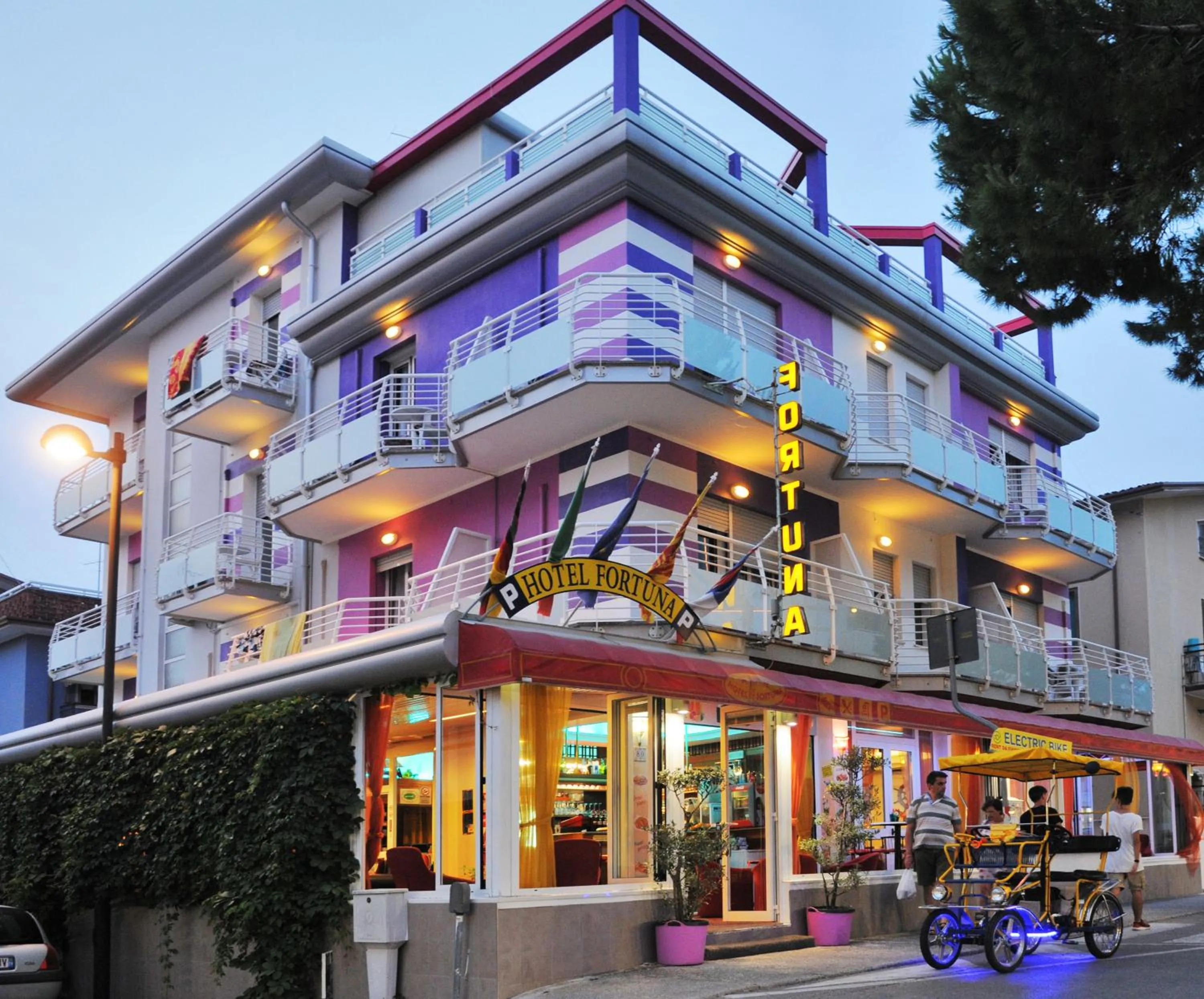 Property building in Hotel Fortuna