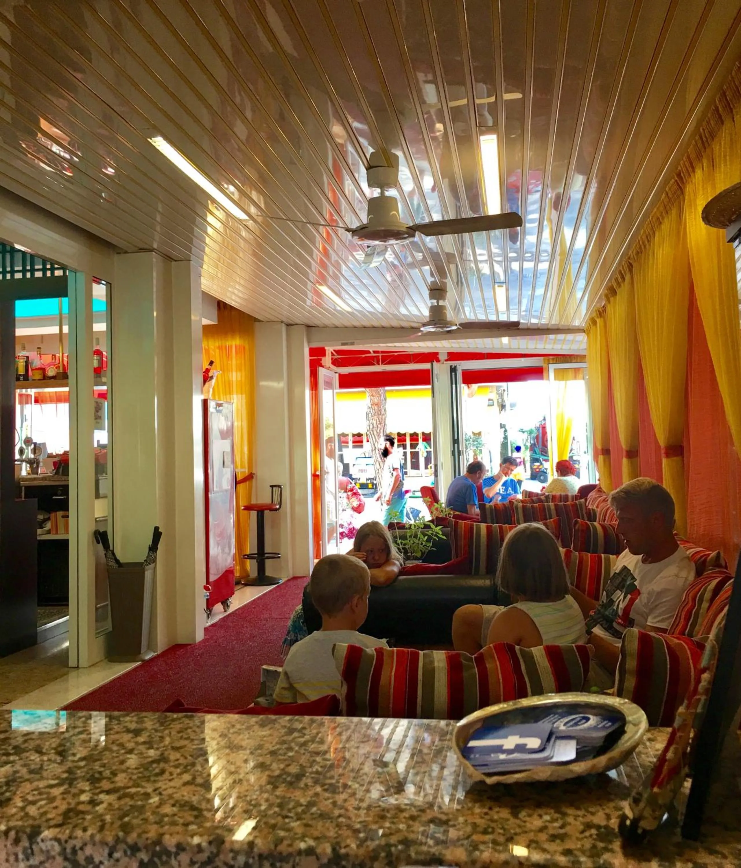 Lobby or reception in Hotel Fortuna