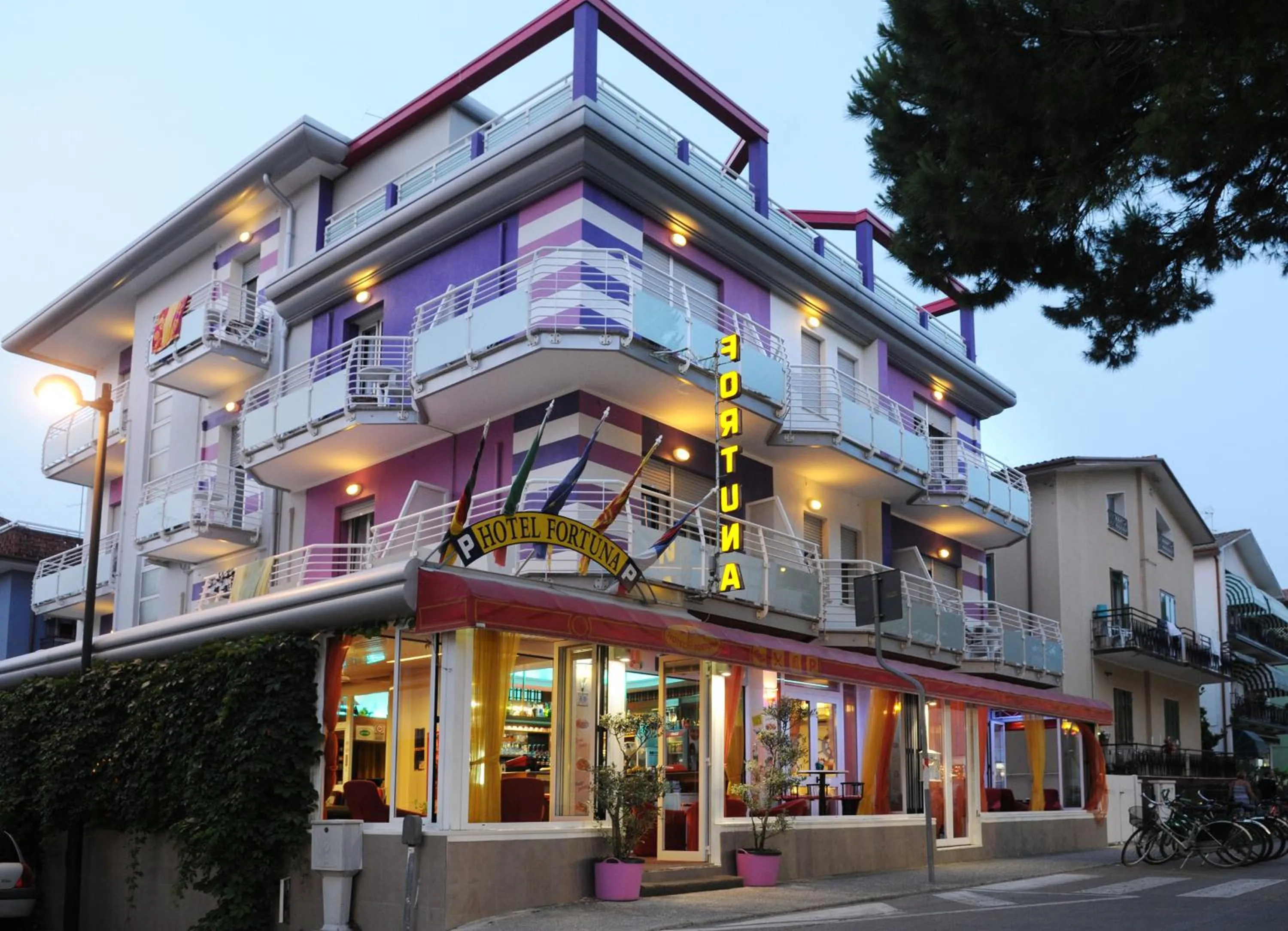 Property building in Hotel Fortuna