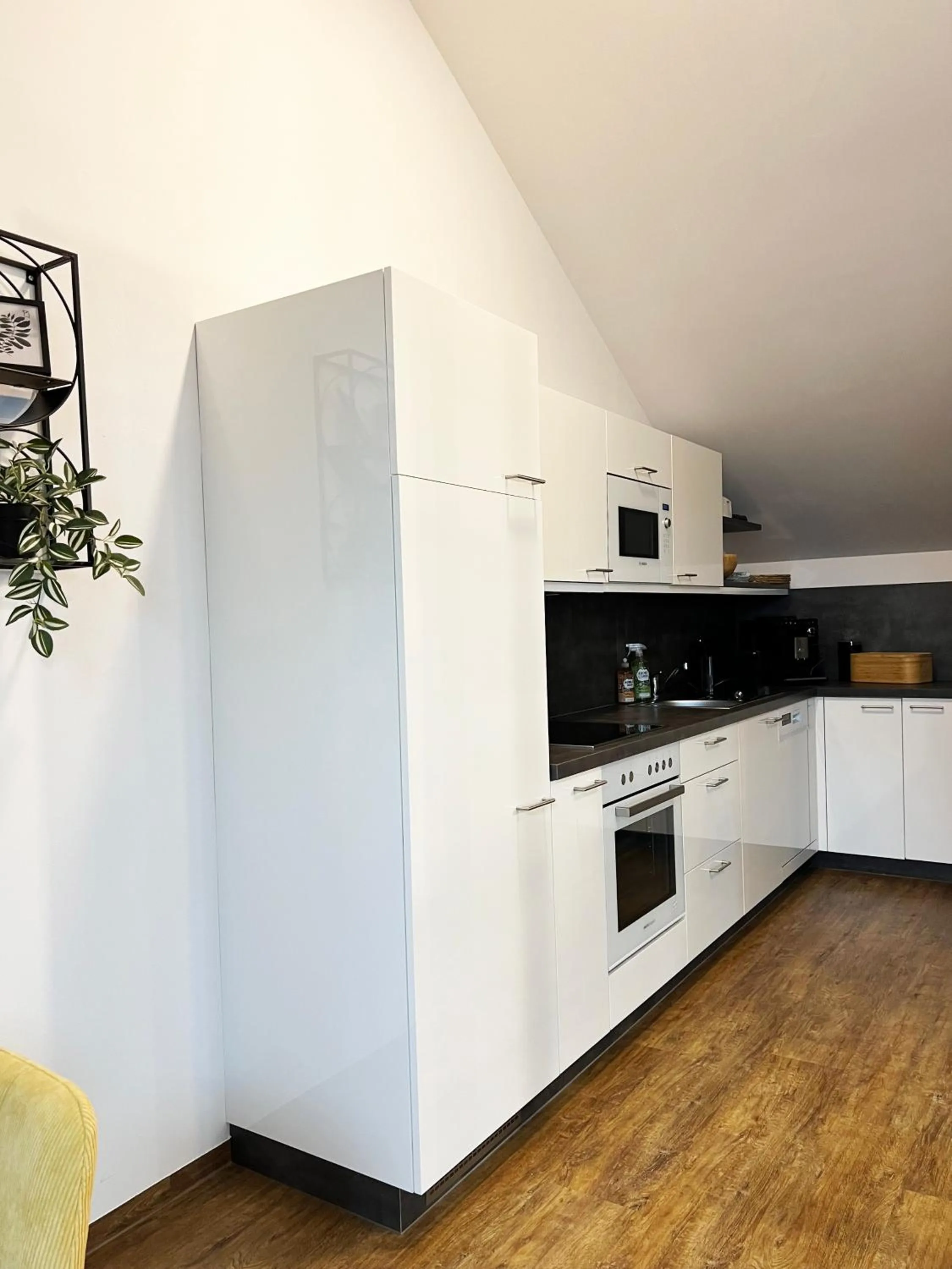 Kitchen or kitchenette in Hotel Stiegler Bed & Breakfast