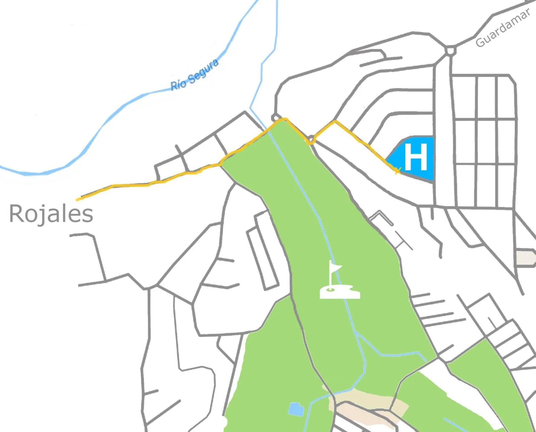 Text overlay in Hotel Costa Blanca Rojales