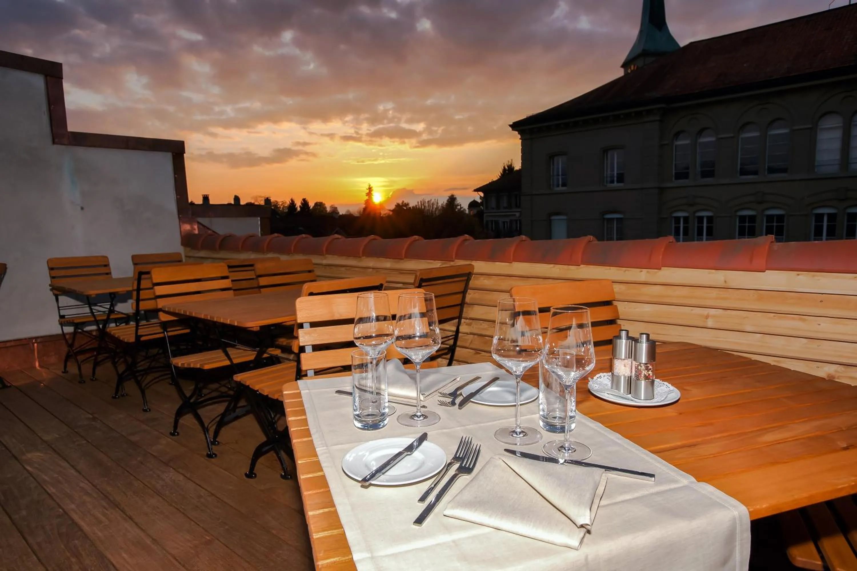 Balcony/Terrace in Boutique Hotel - Restaurant Orchidee