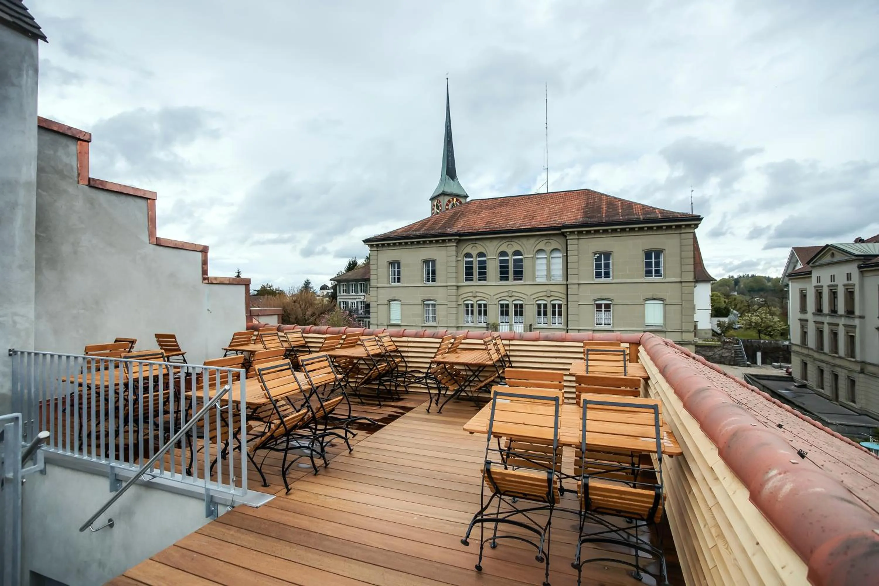 Balcony/Terrace in Boutique Hotel - Restaurant Orchidee