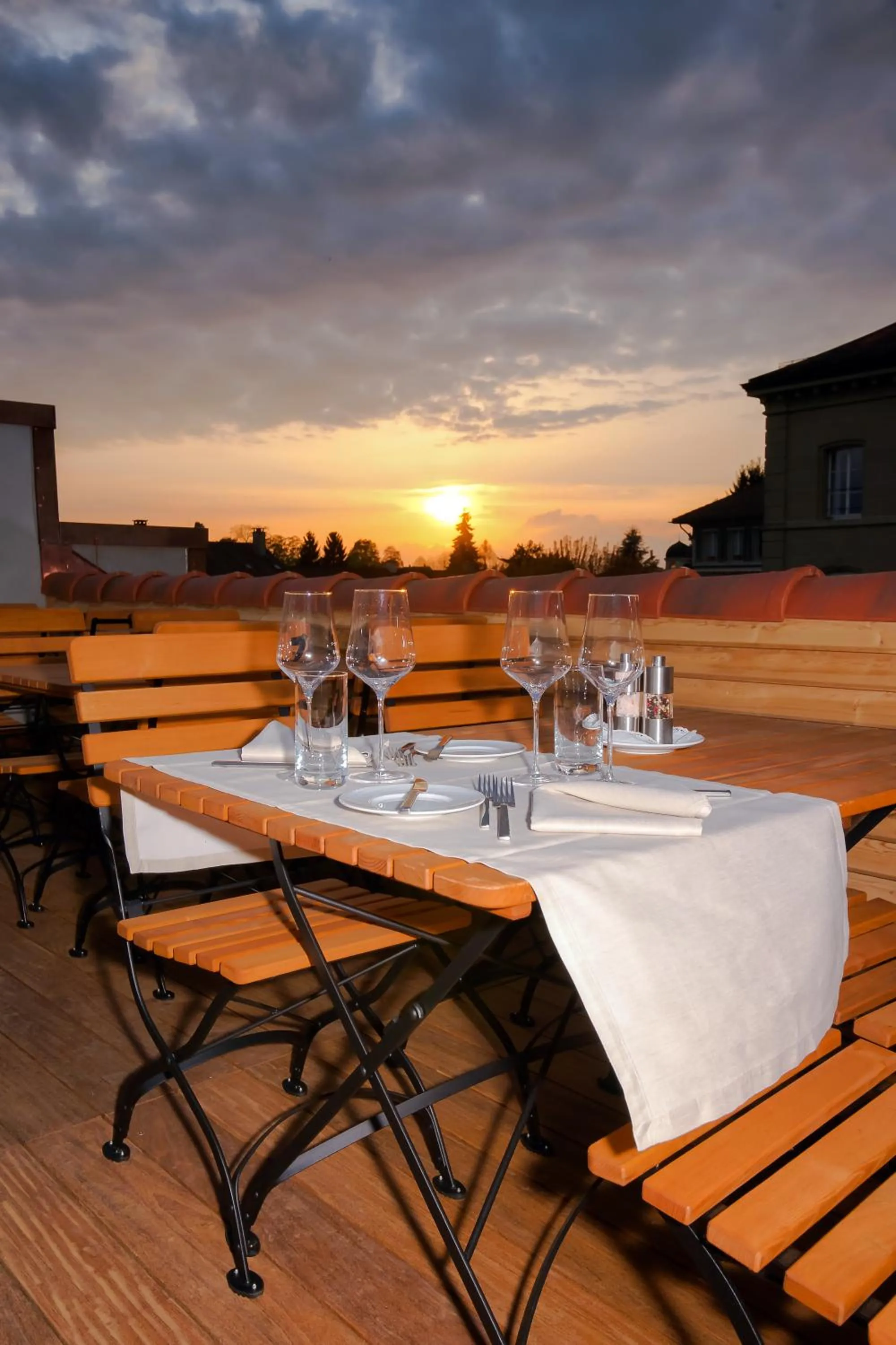 Balcony/Terrace in Boutique Hotel - Restaurant Orchidee