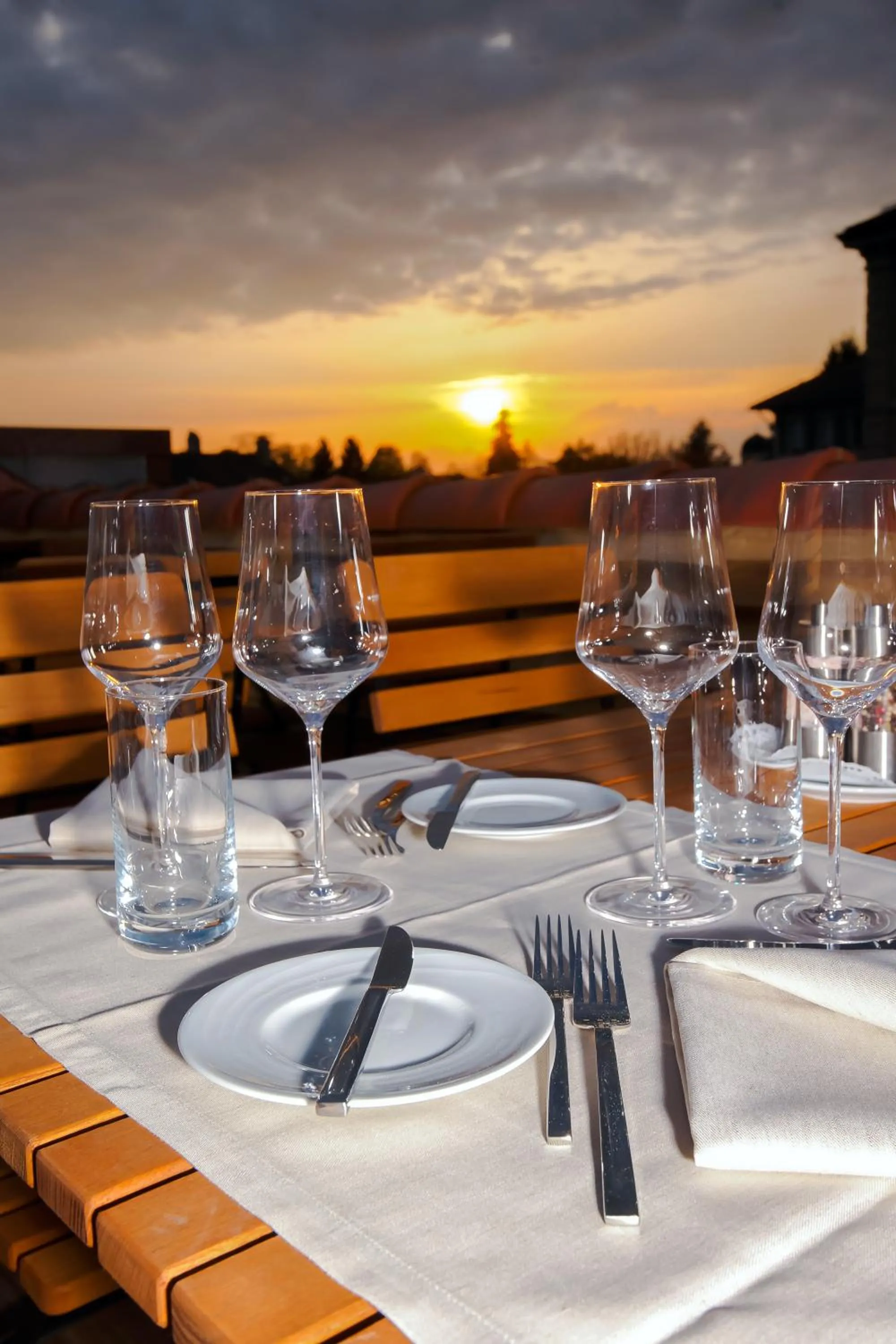 Balcony/Terrace in Boutique Hotel - Restaurant Orchidee