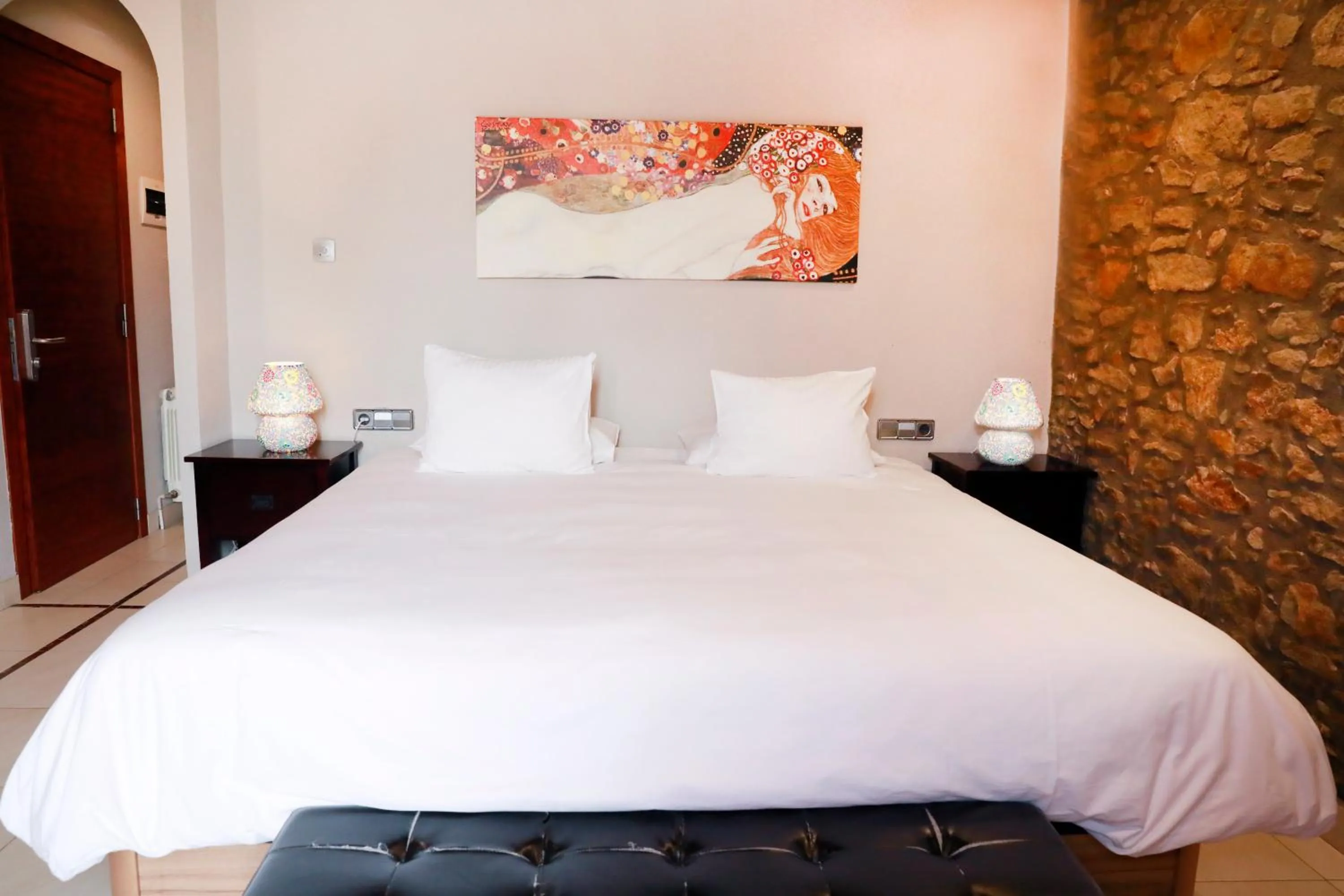 Bed in La Violeta HOTEL SPA & CHILL OUT