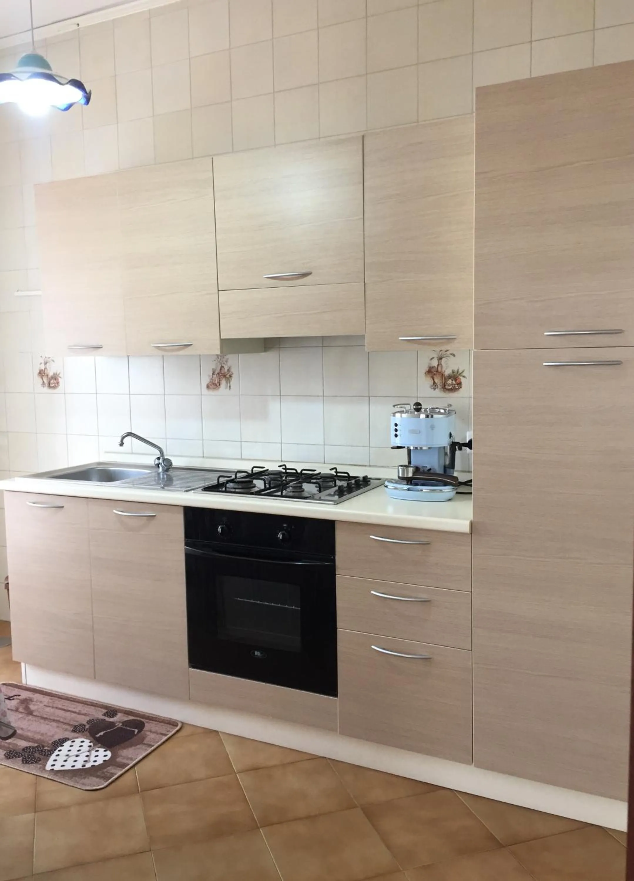 Communal kitchen in Anthea B&B