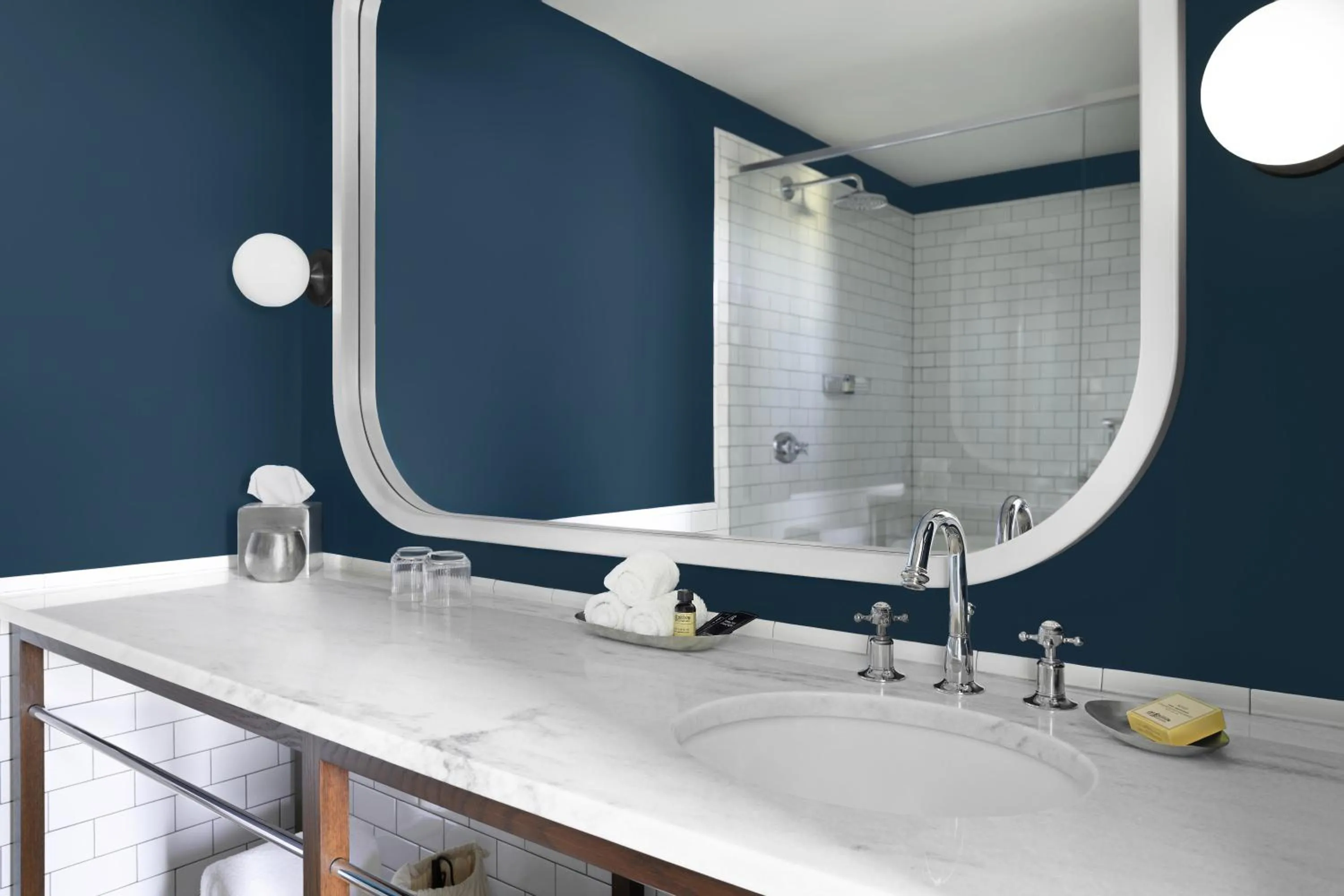 Bathroom in The Drayton Hotel Savannah, Curio Collection by Hilton