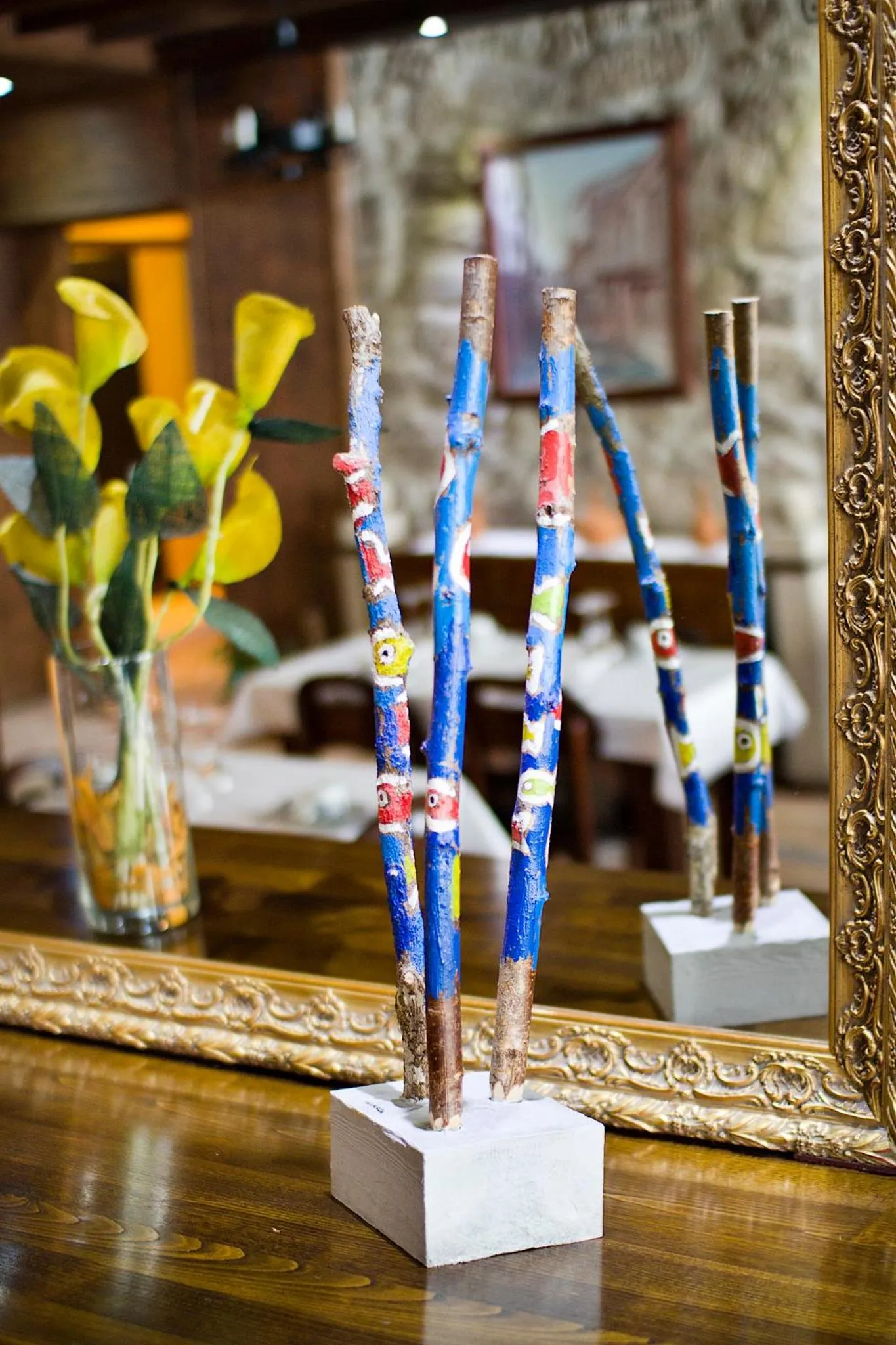 Decorative detail in Hotel O Portelo Rural