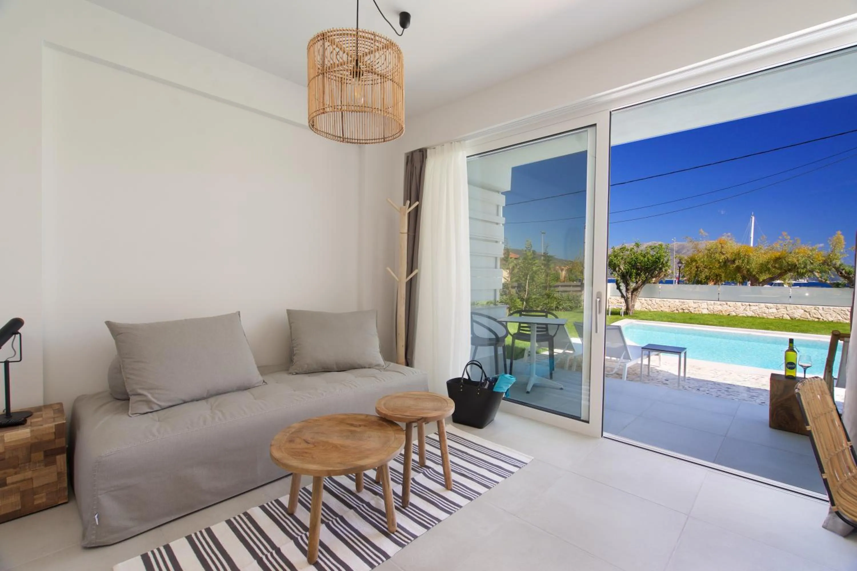 Living room in Alancia Suites