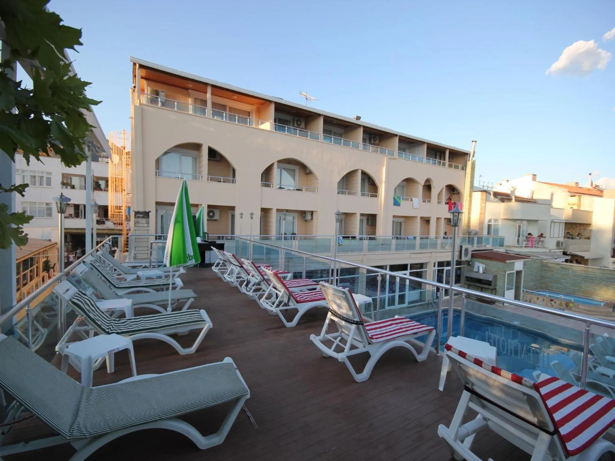 Patio in Ucem Hotel Golden Sea