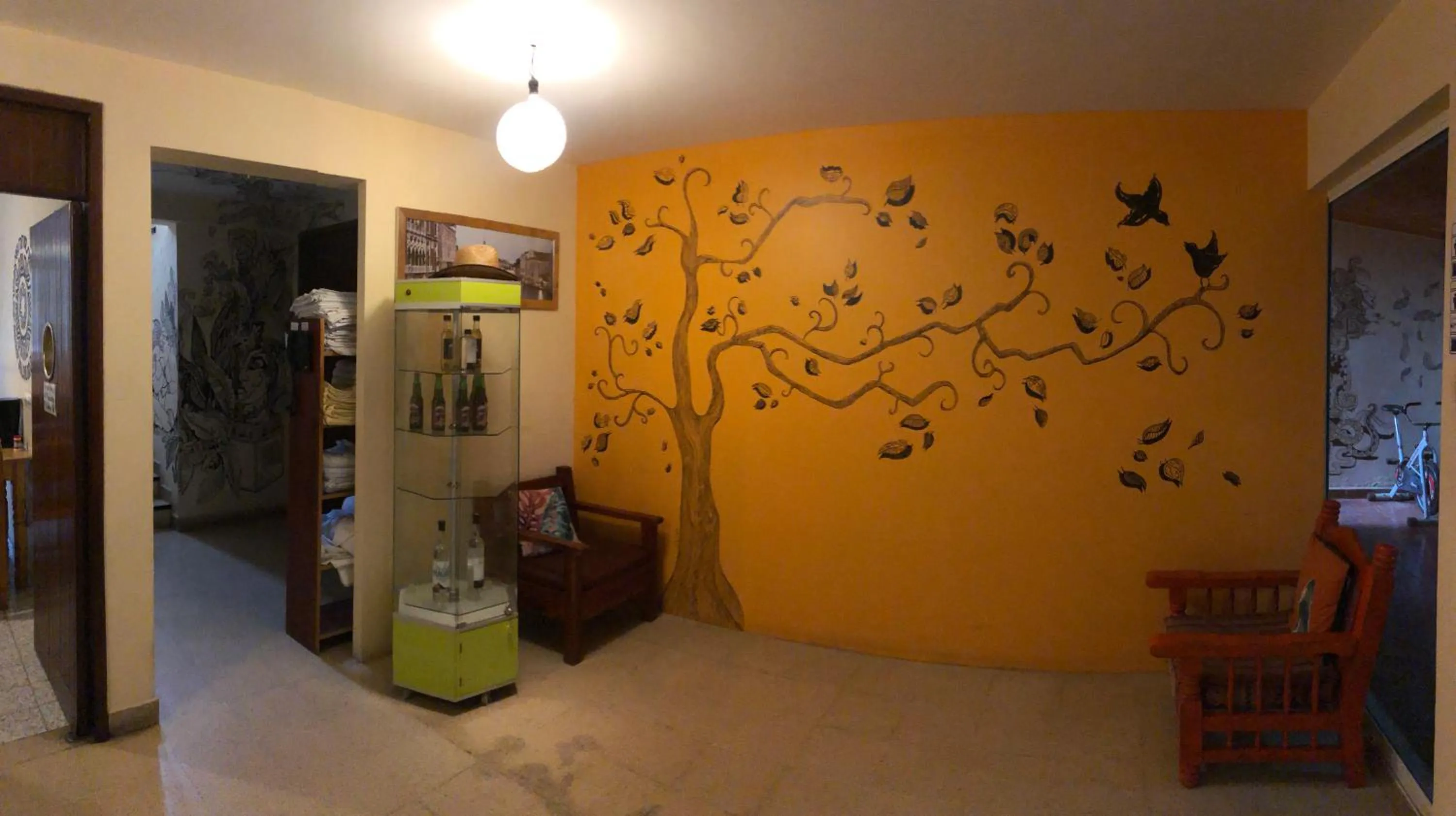 Living room in Los Nardos Hostel -pet friendly-