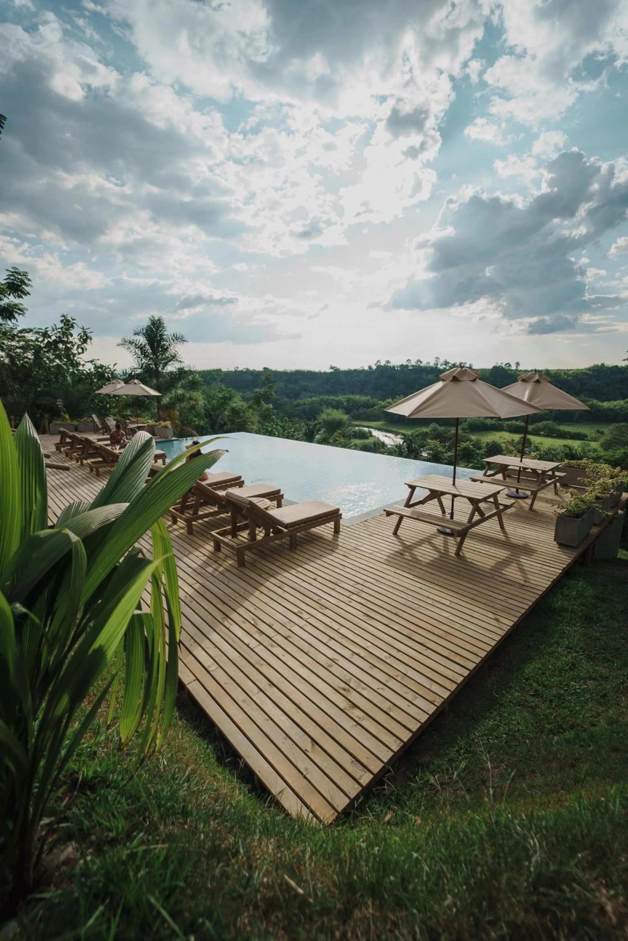 Swimming pool in Glamping Entre Rios