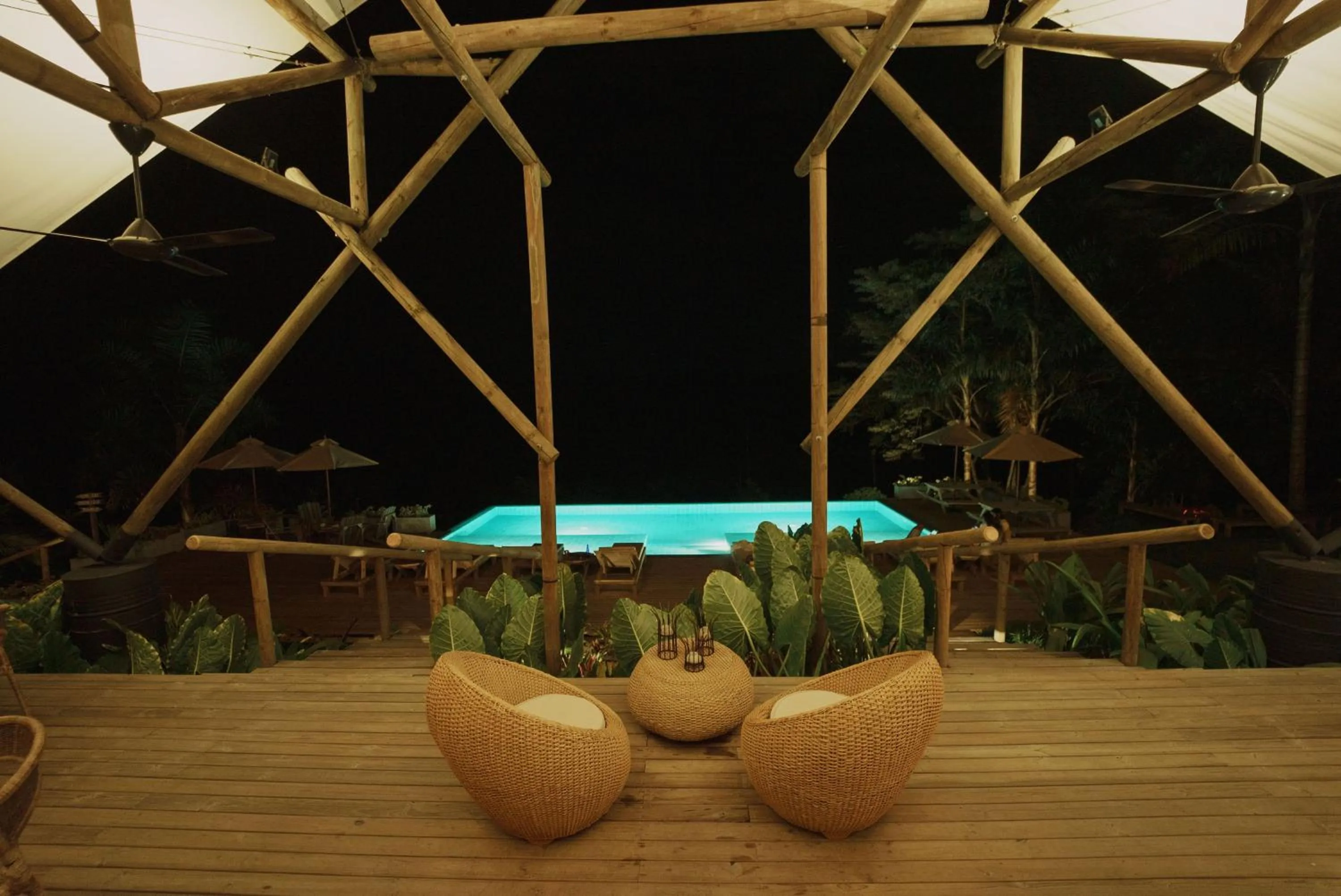 Pool view in Glamping Entre Rios