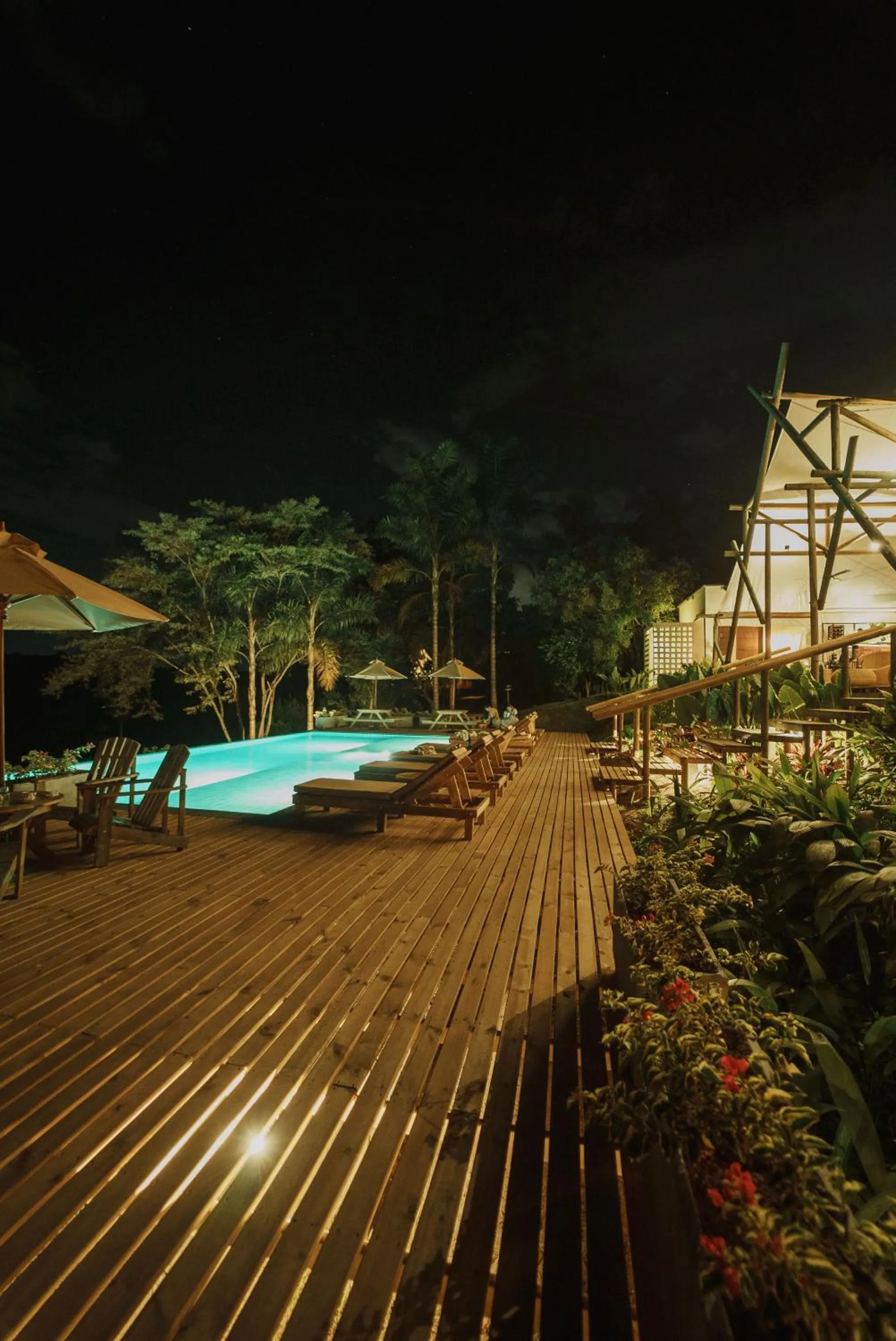 Swimming pool in Glamping Entre Rios