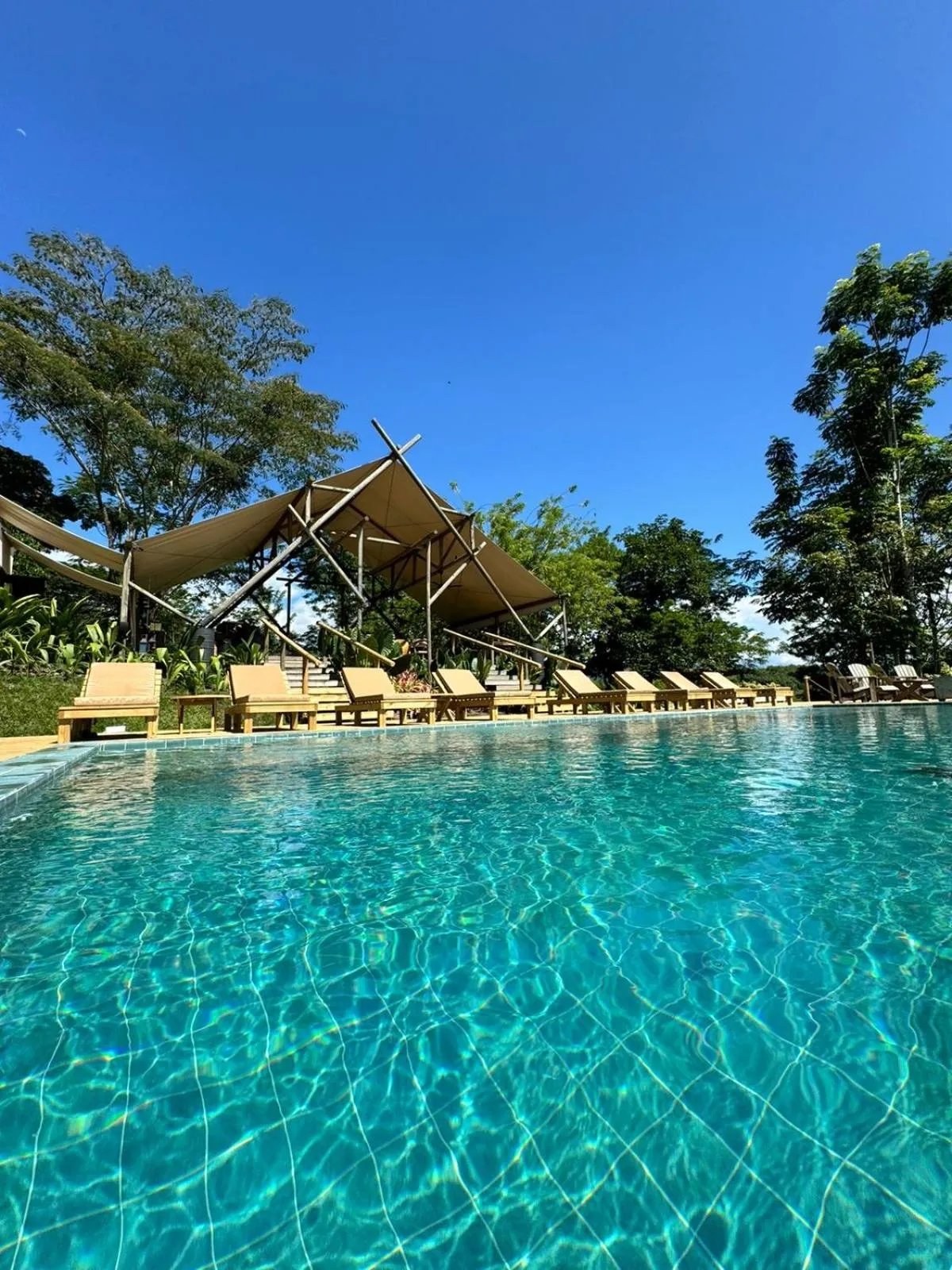 Swimming pool in Glamping Entre Rios