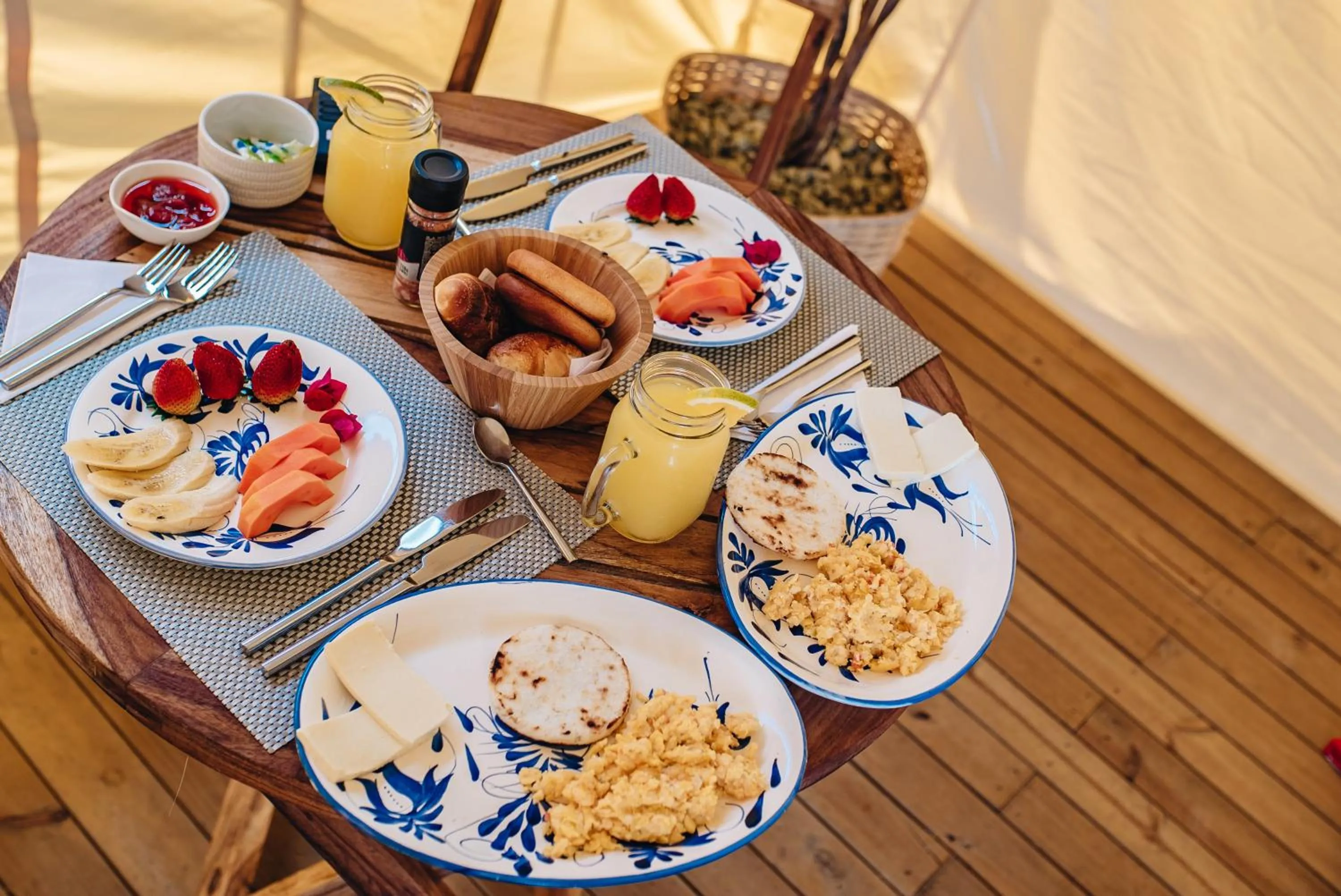 Breakfast in Glamping Entre Rios