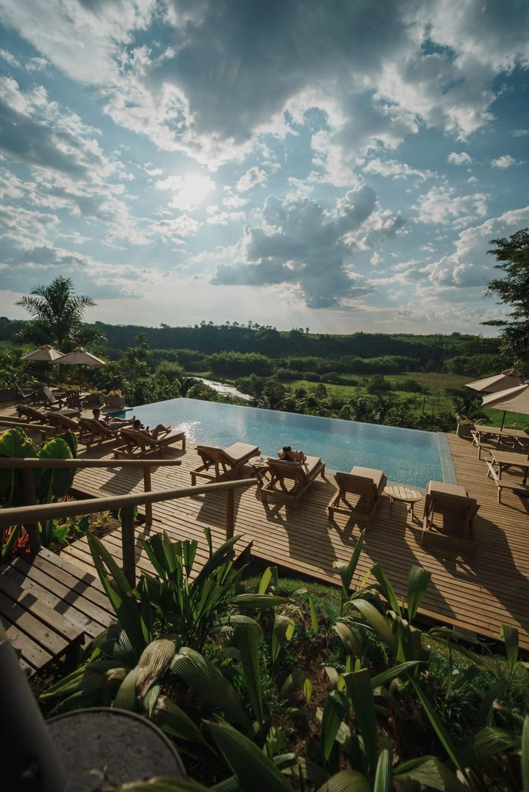 Swimming pool in Glamping Entre Rios