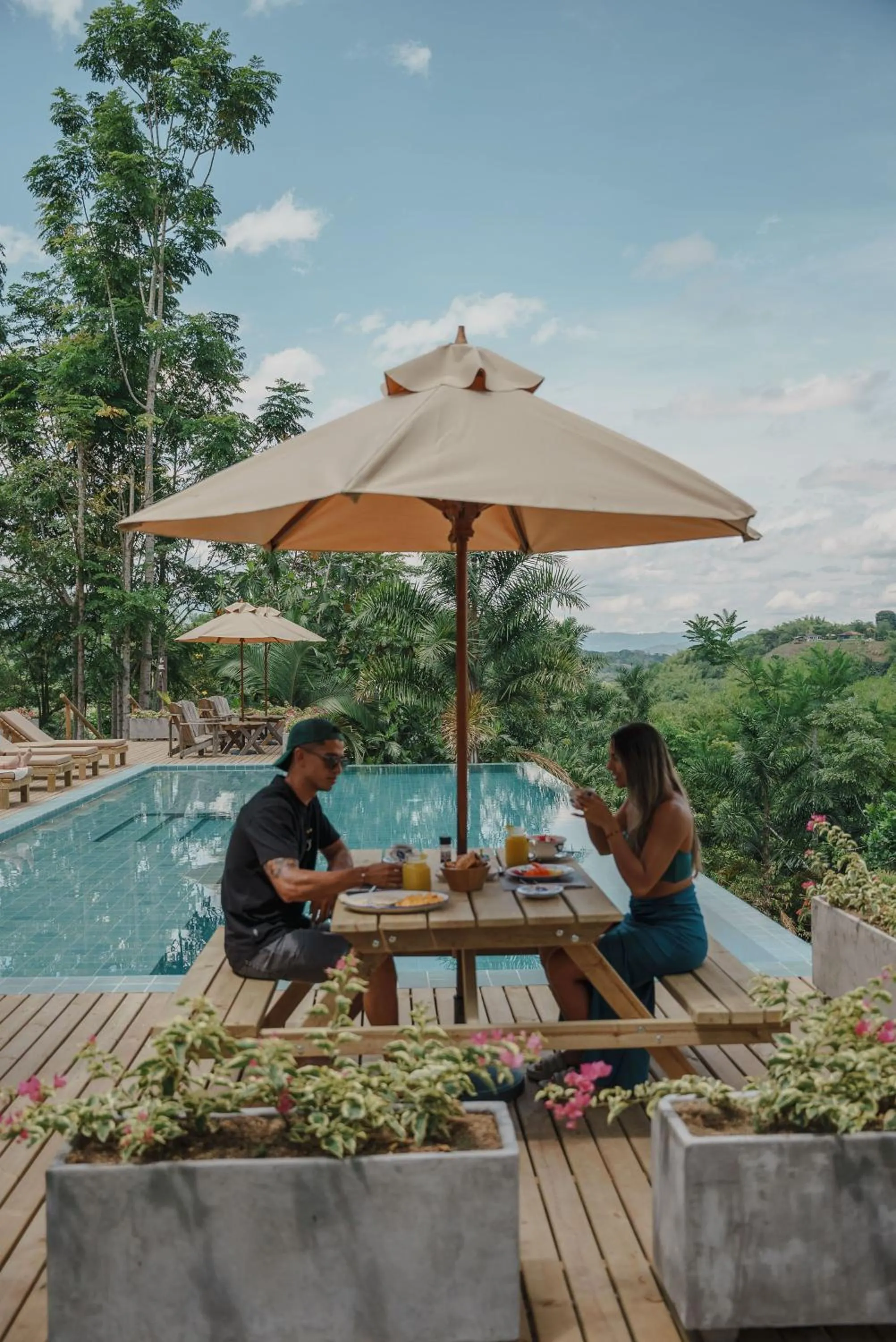Swimming pool in Glamping Entre Rios