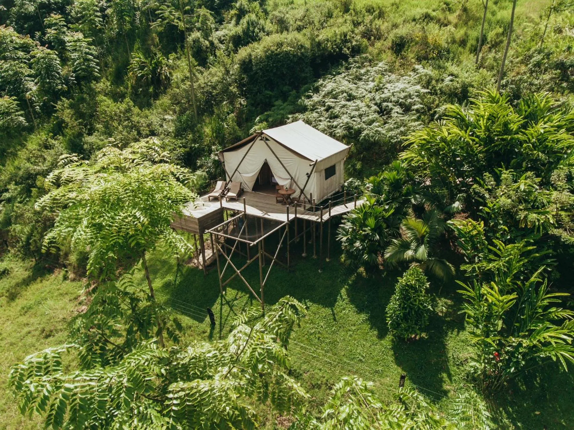 Bird's eye view in Glamping Entre Rios