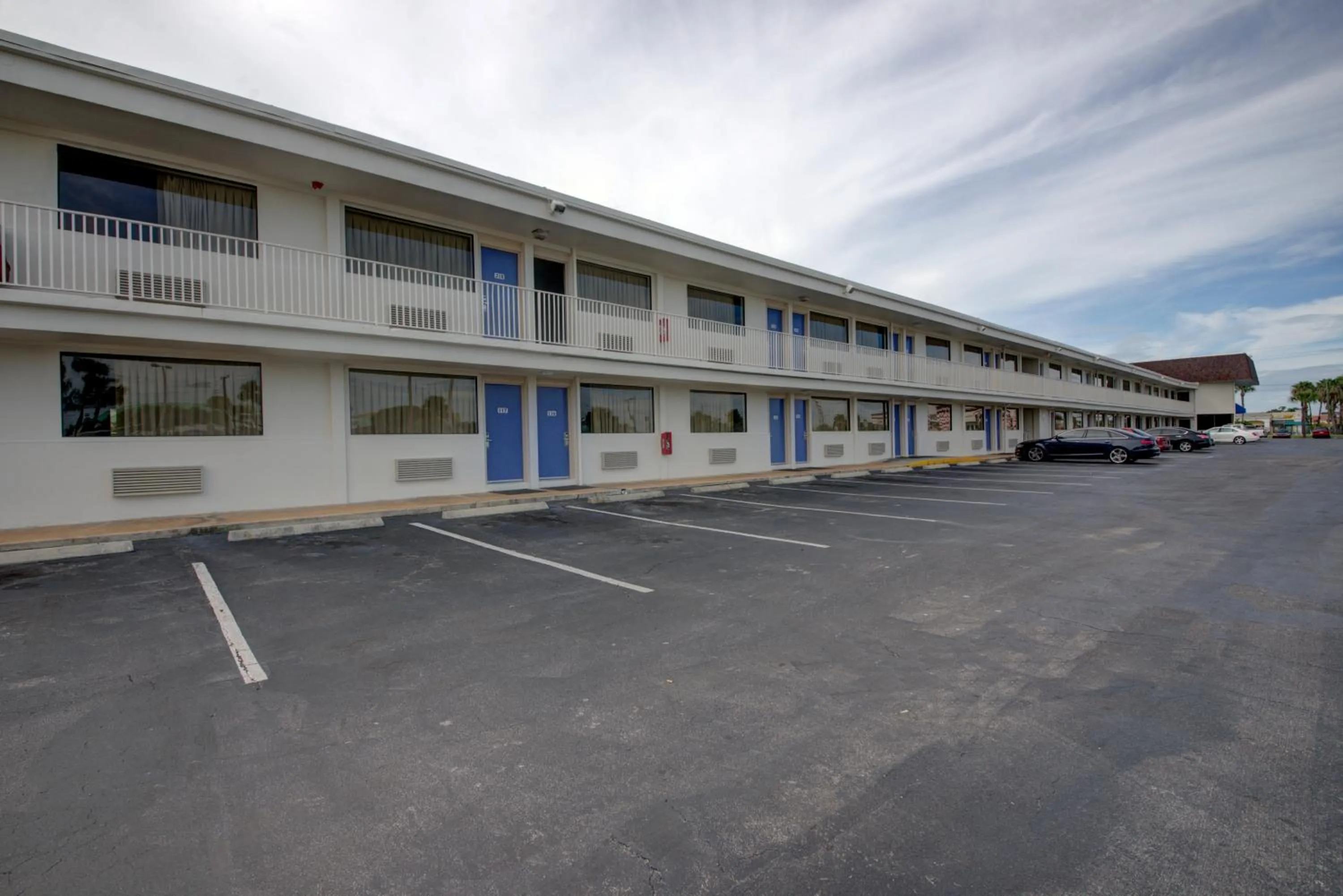 Facade/entrance in Motel 6-Cocoa Beach, FL