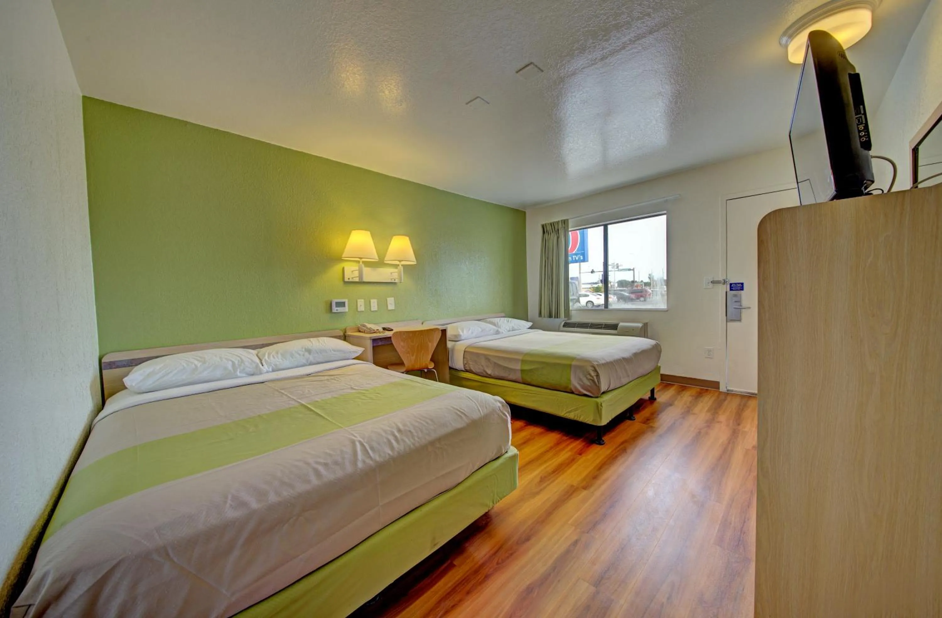 Bed in Motel 6-Cocoa Beach, FL