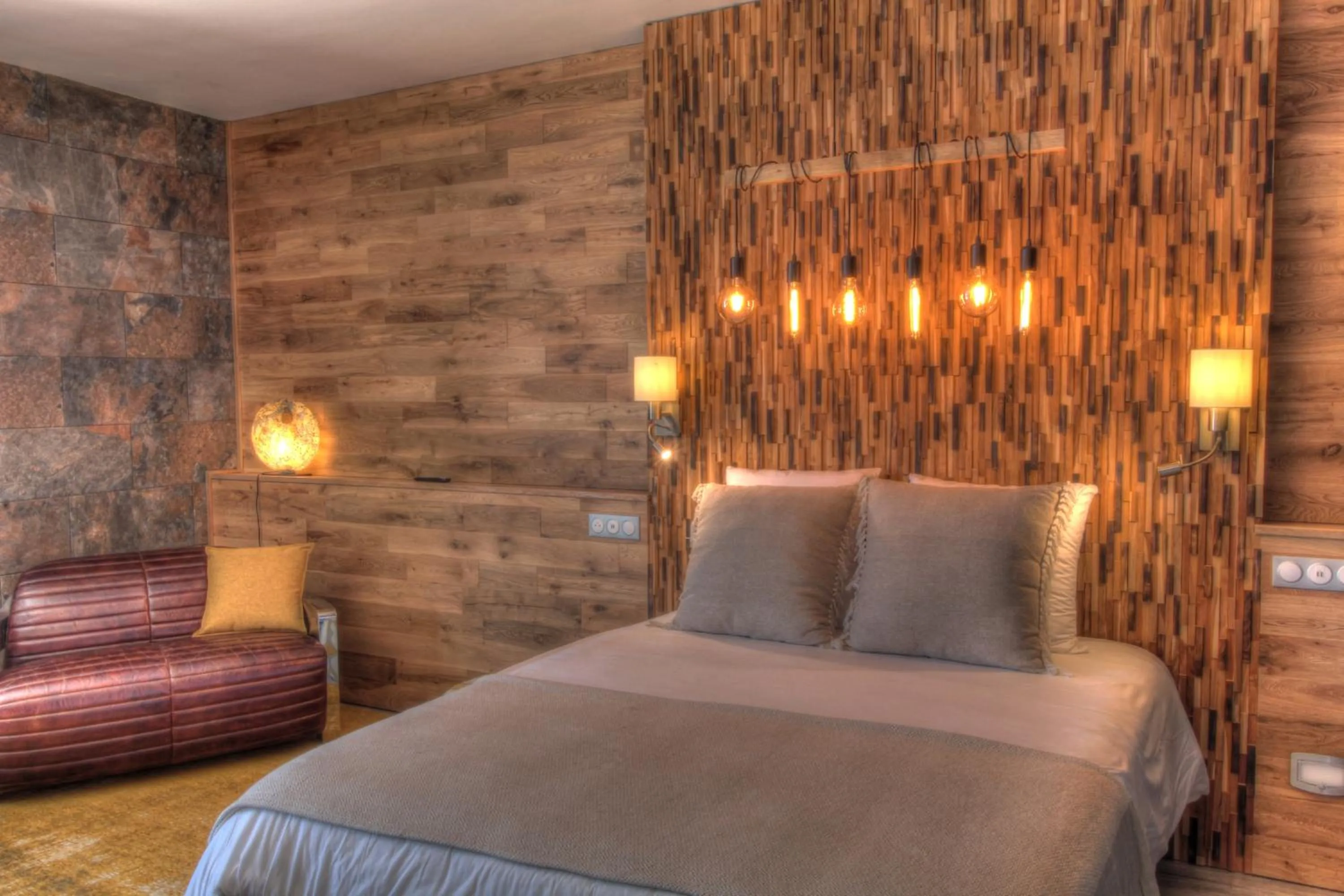 Bed in La Demeure de l'Arche