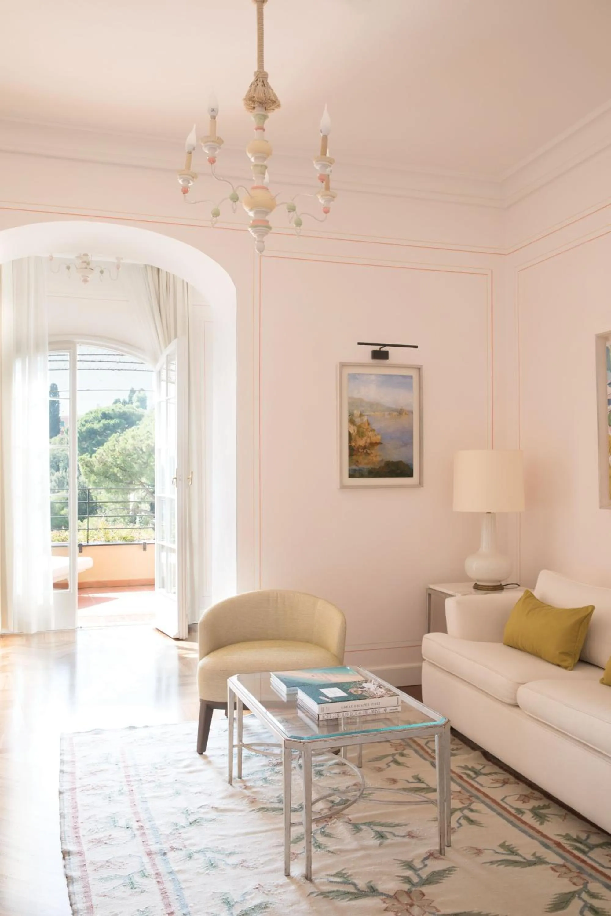 Living room in Splendido, A Belmond Hotel, Portofino