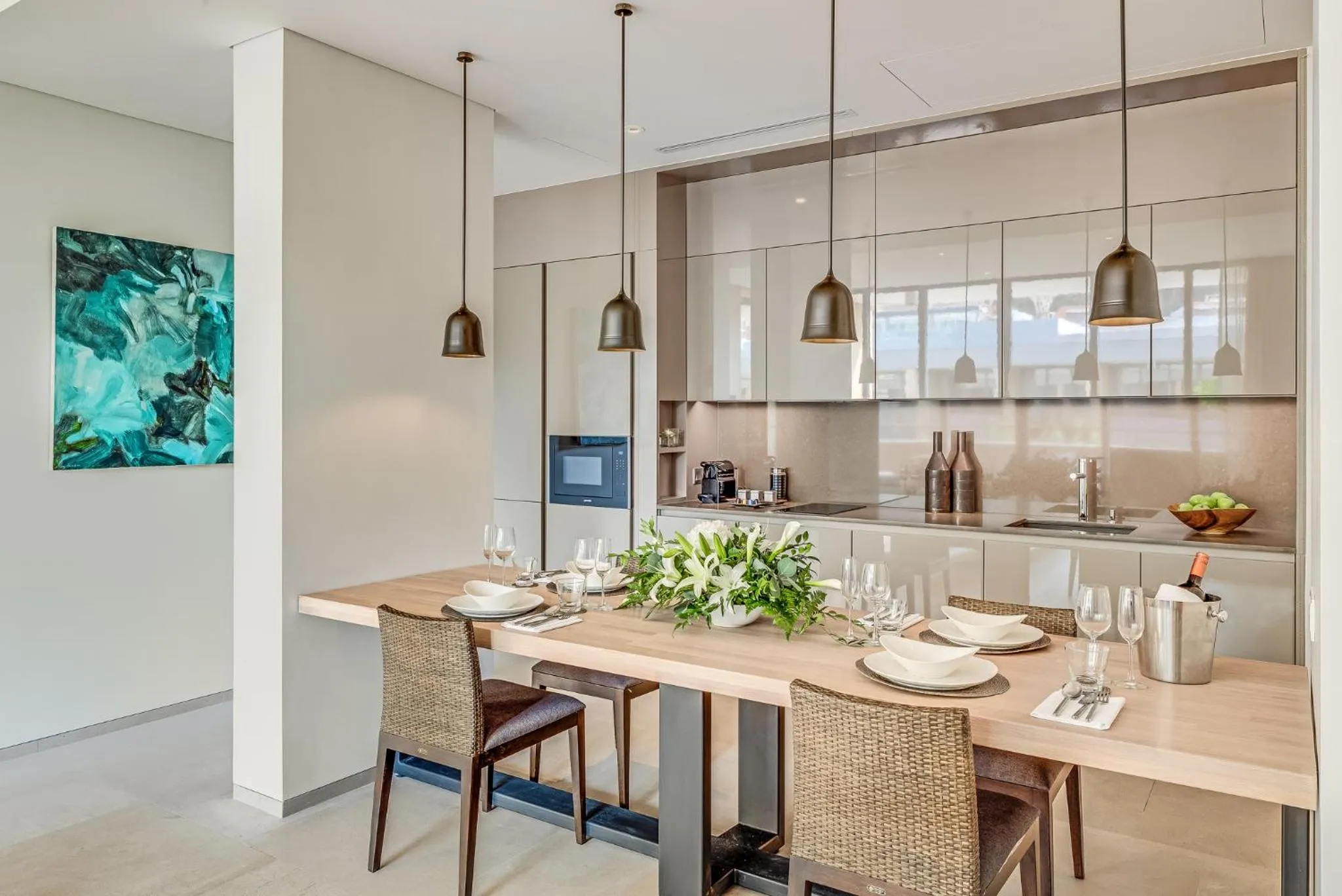 Dining area in Twinpalms MontAzure Phuket