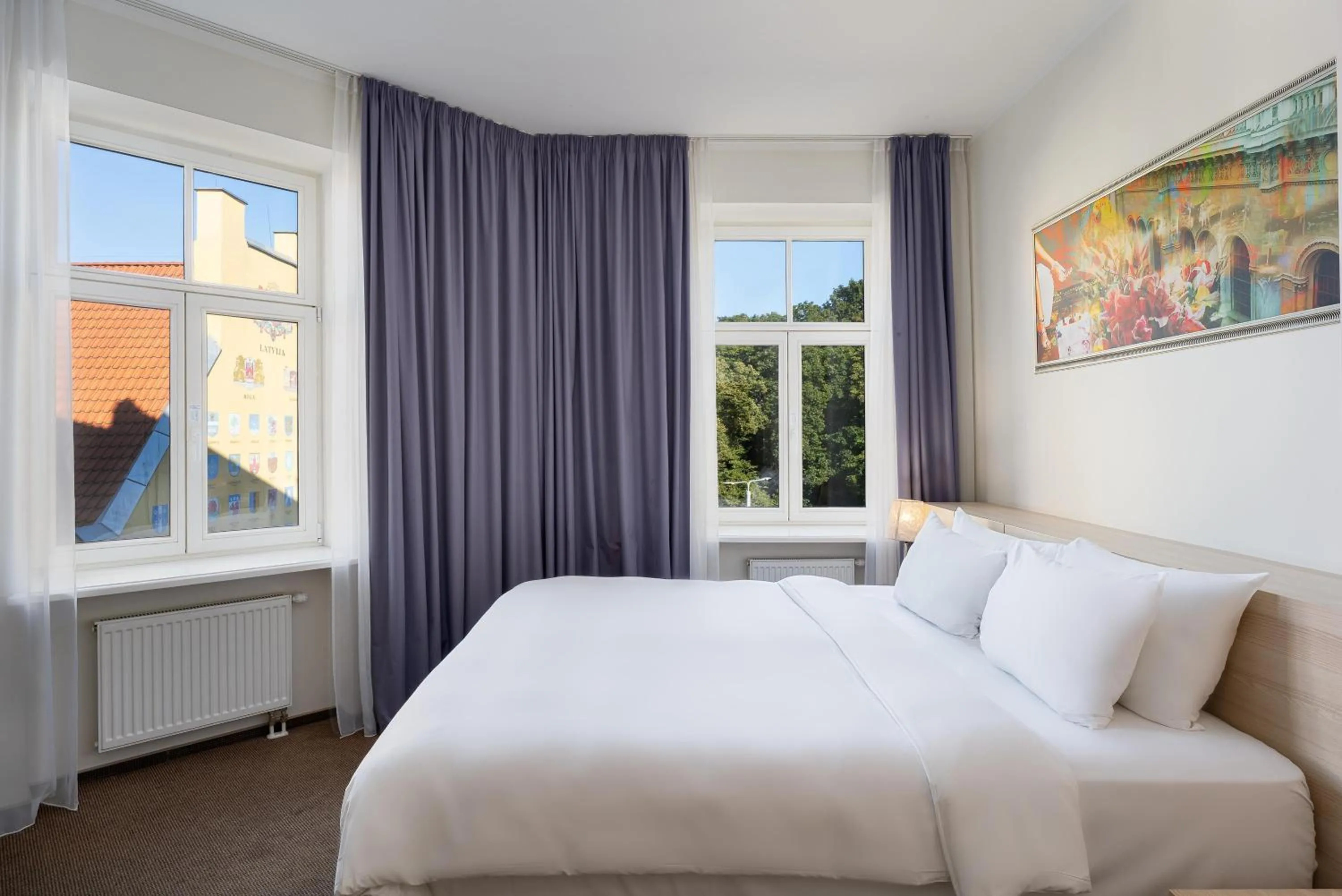 Bed in Radisson Hotel Old Town Riga