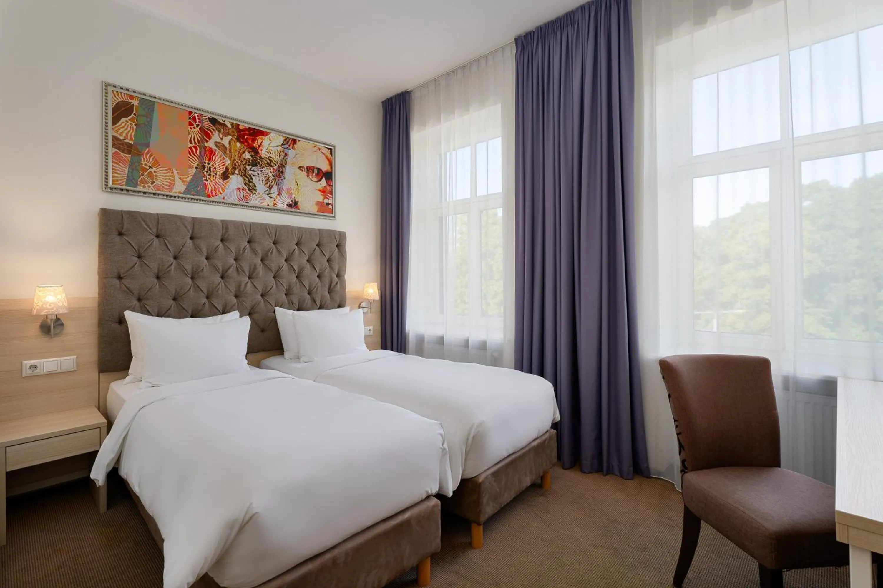 Bed in Radisson Hotel Old Town Riga