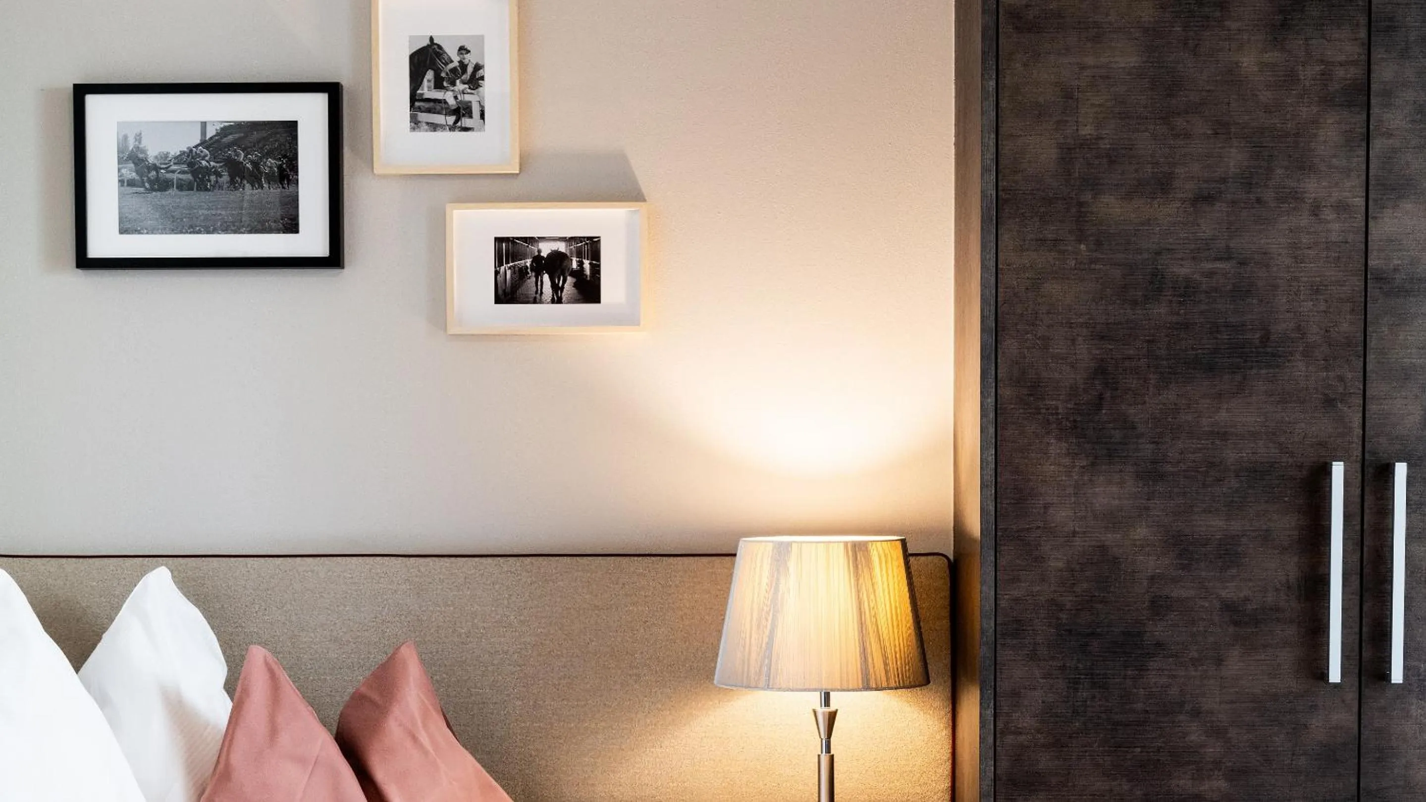 Decorative detail, Bed in City Hotel Merano