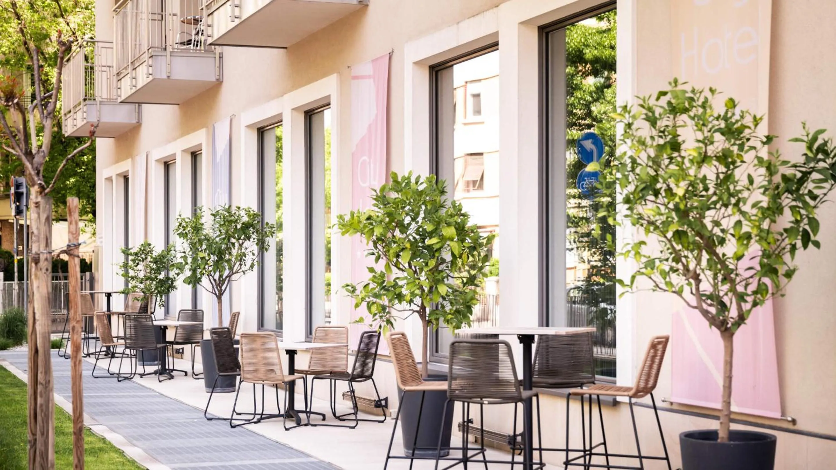 Property building in City Hotel Merano