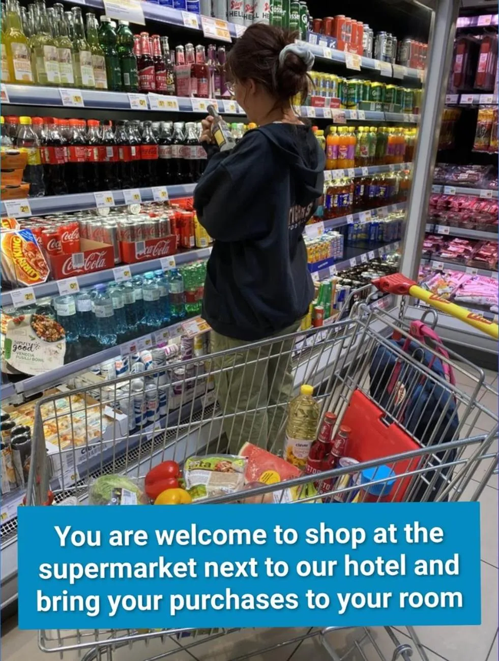 Supermarket/grocery shop in Diplomat Suites Hotel