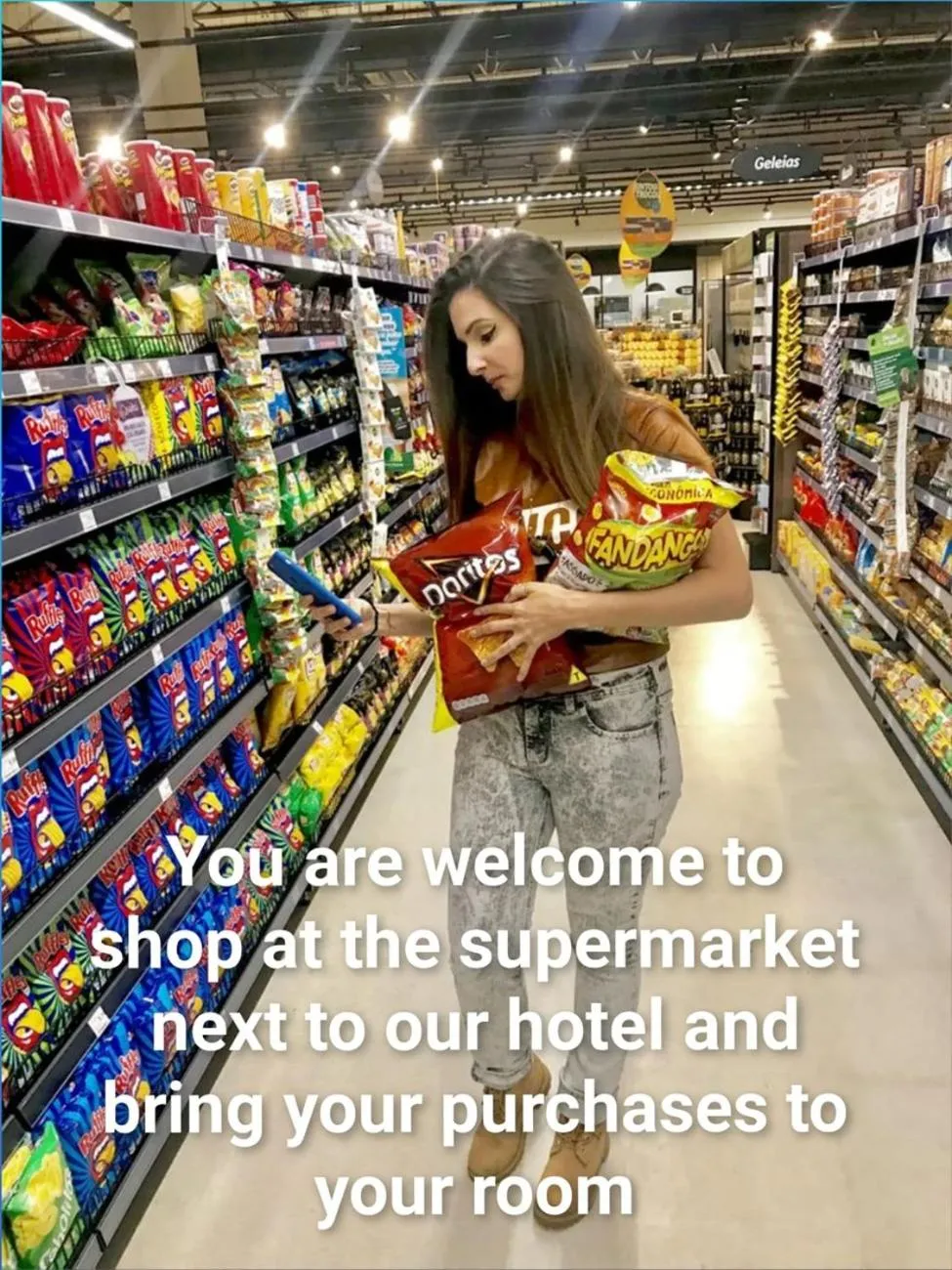 Supermarket/grocery shop in Diplomat Suites Hotel