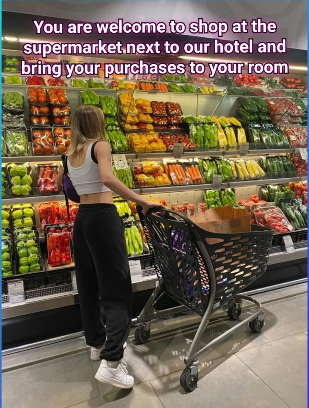 Supermarket/grocery shop in Diplomat Suites Hotel