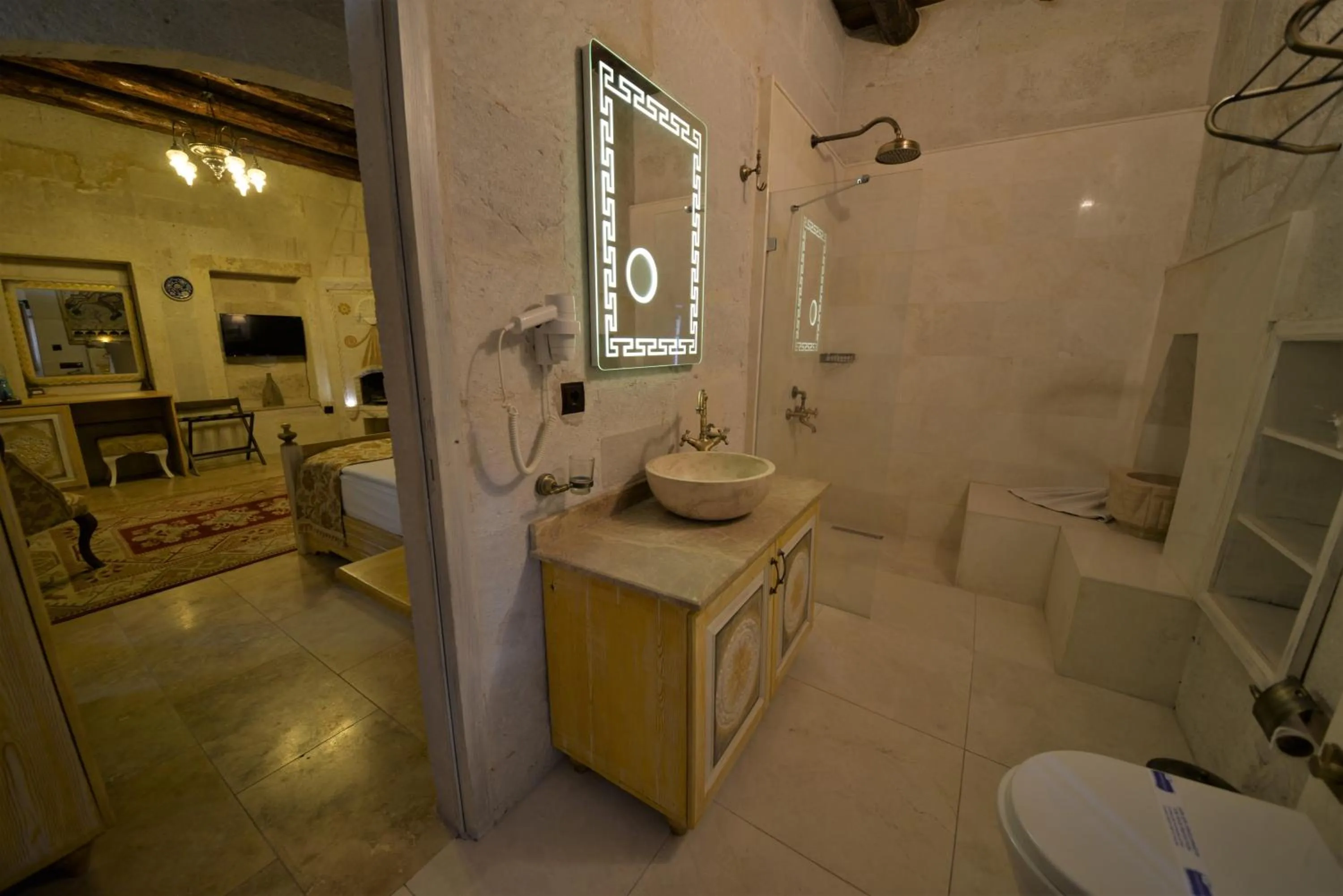 Bathroom in Caftan Cave Suites