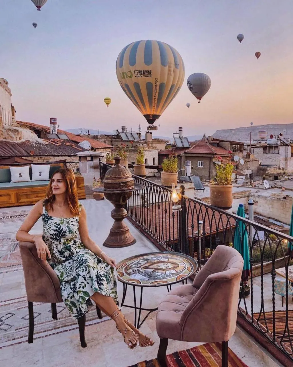 Balcony/Terrace in Caftan Cave Suites