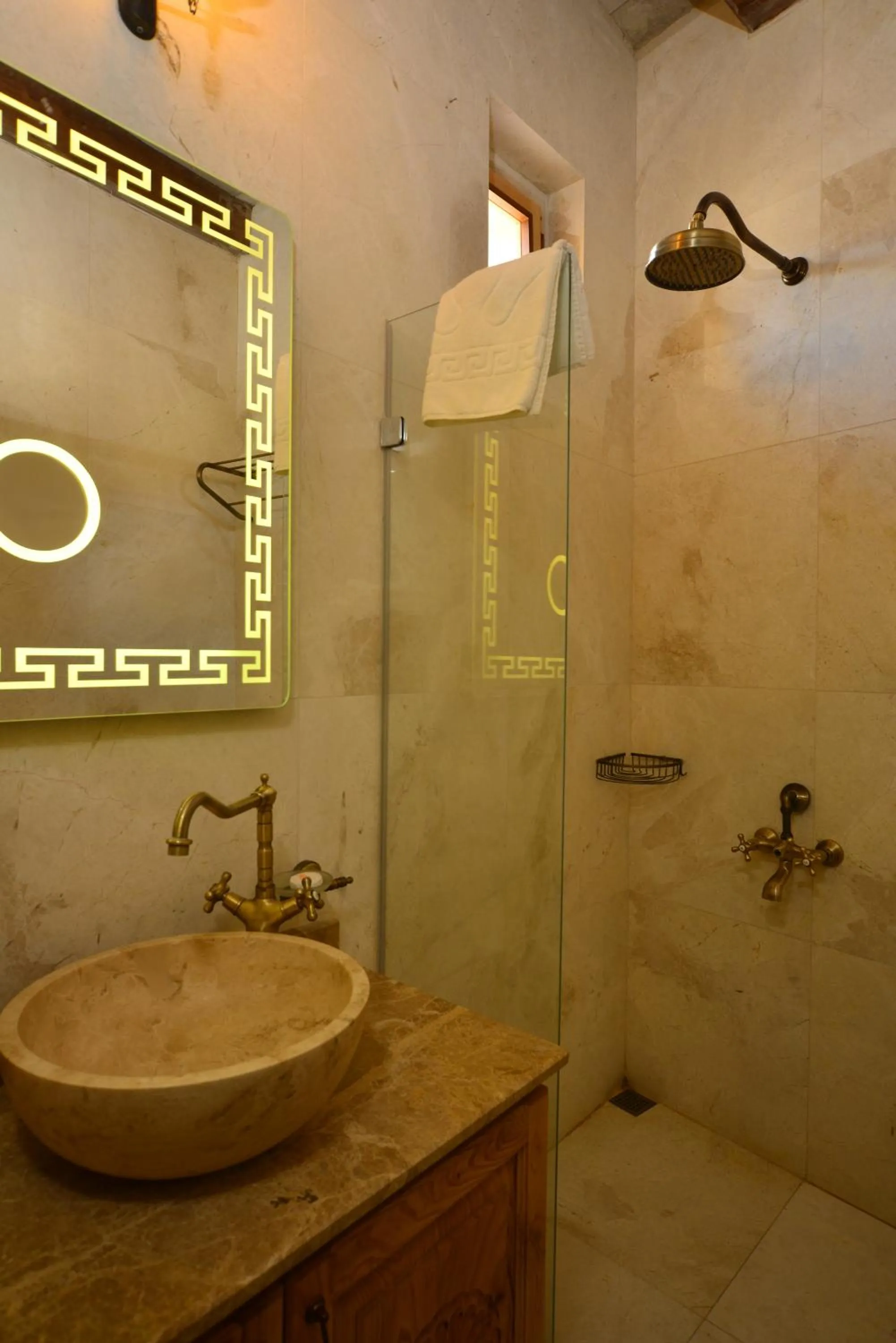 Shower in Caftan Cave Suites