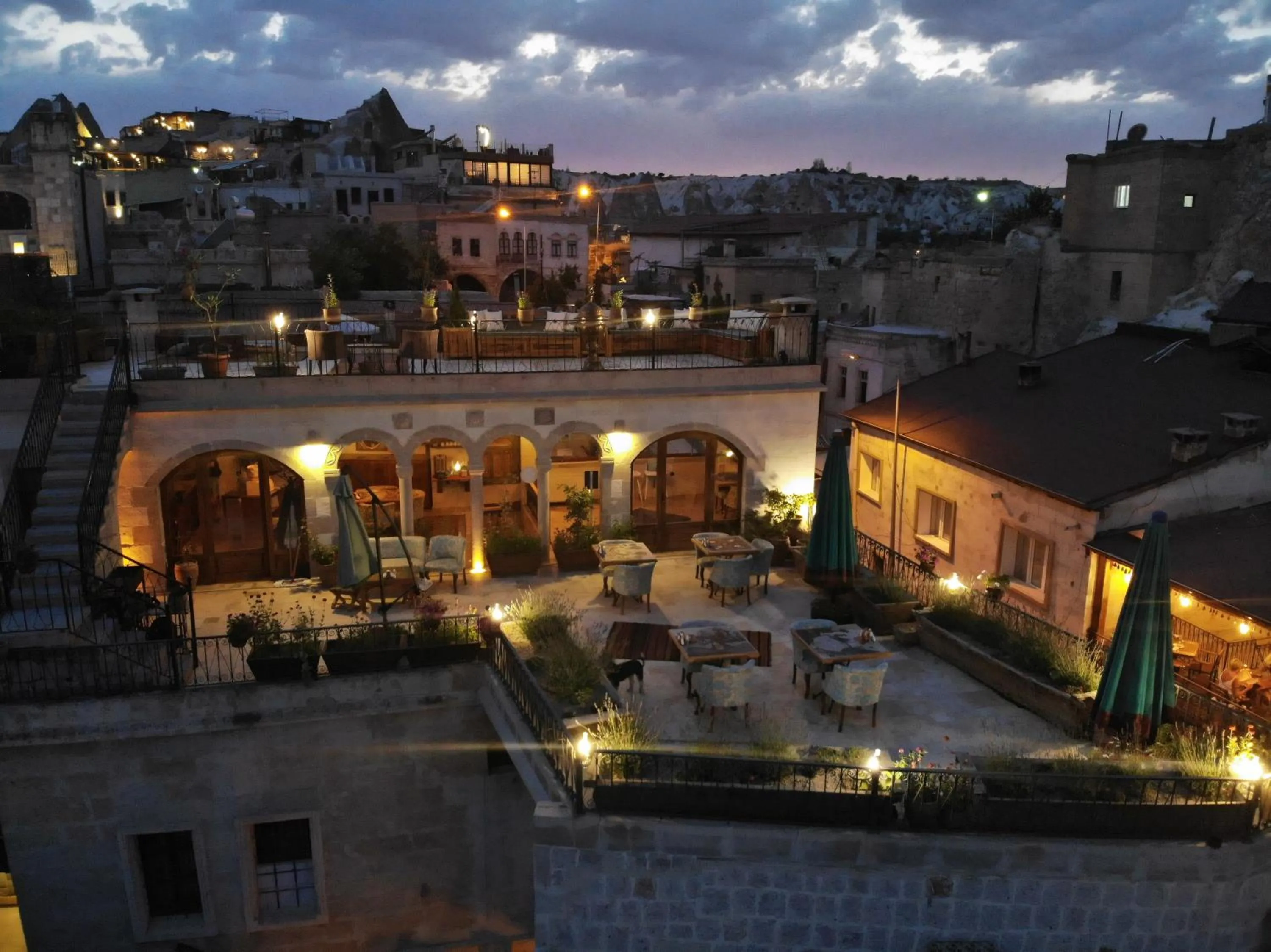 Bird's eye view in Caftan Cave Suites