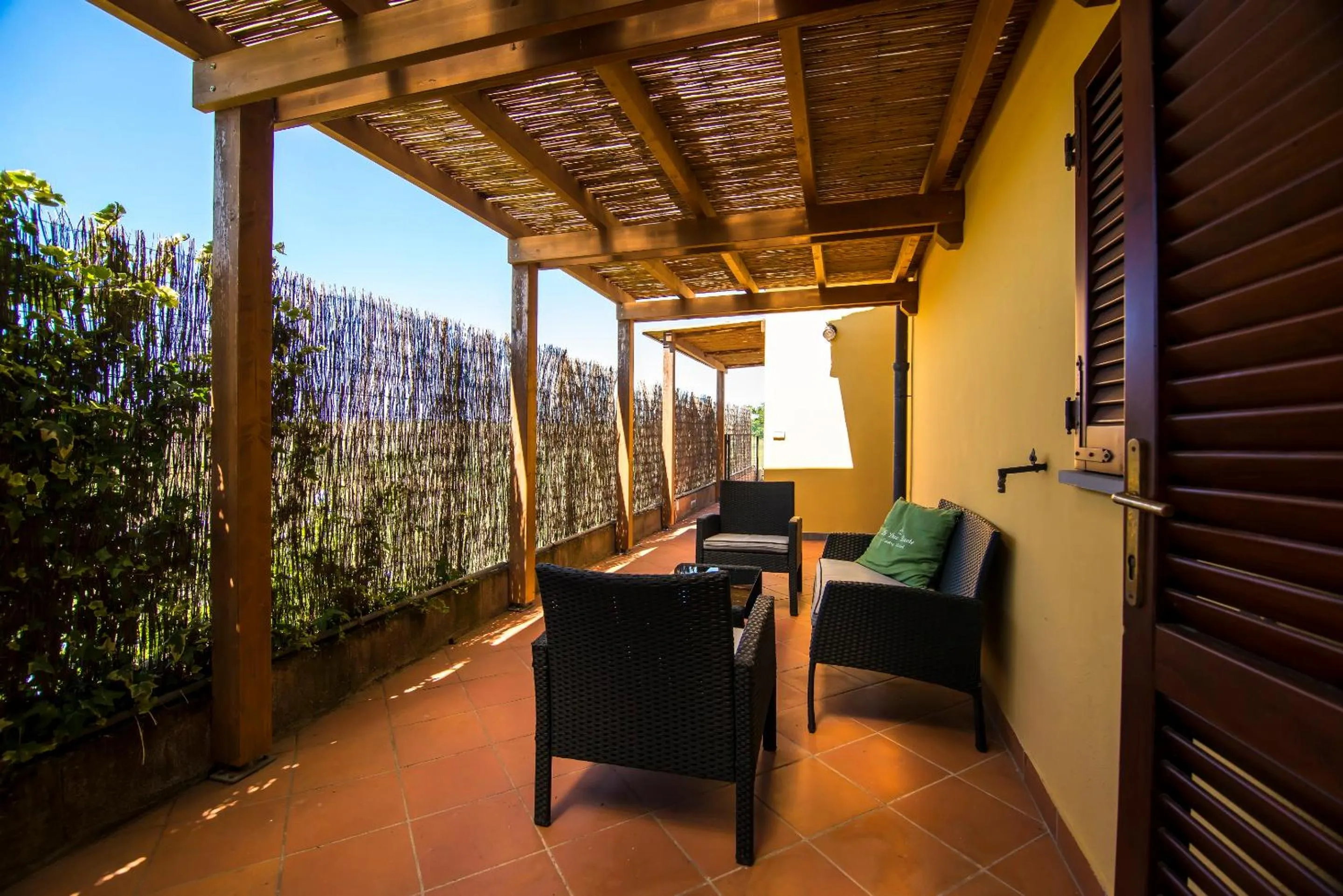 Patio in Country Resort Le Due Ruote