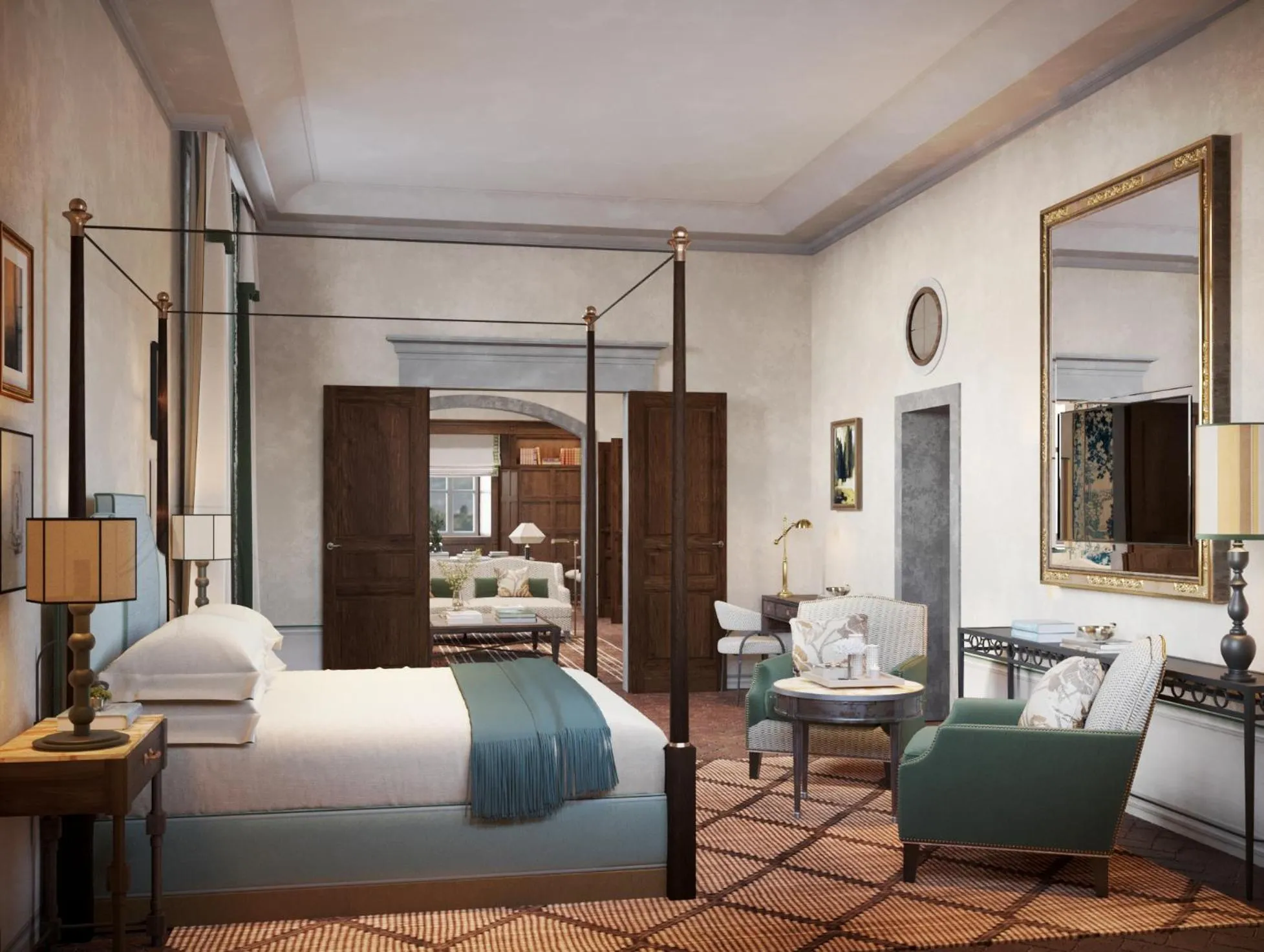 Bedroom, Bed in Villa San Michele, A Belmond Hotel, Florence