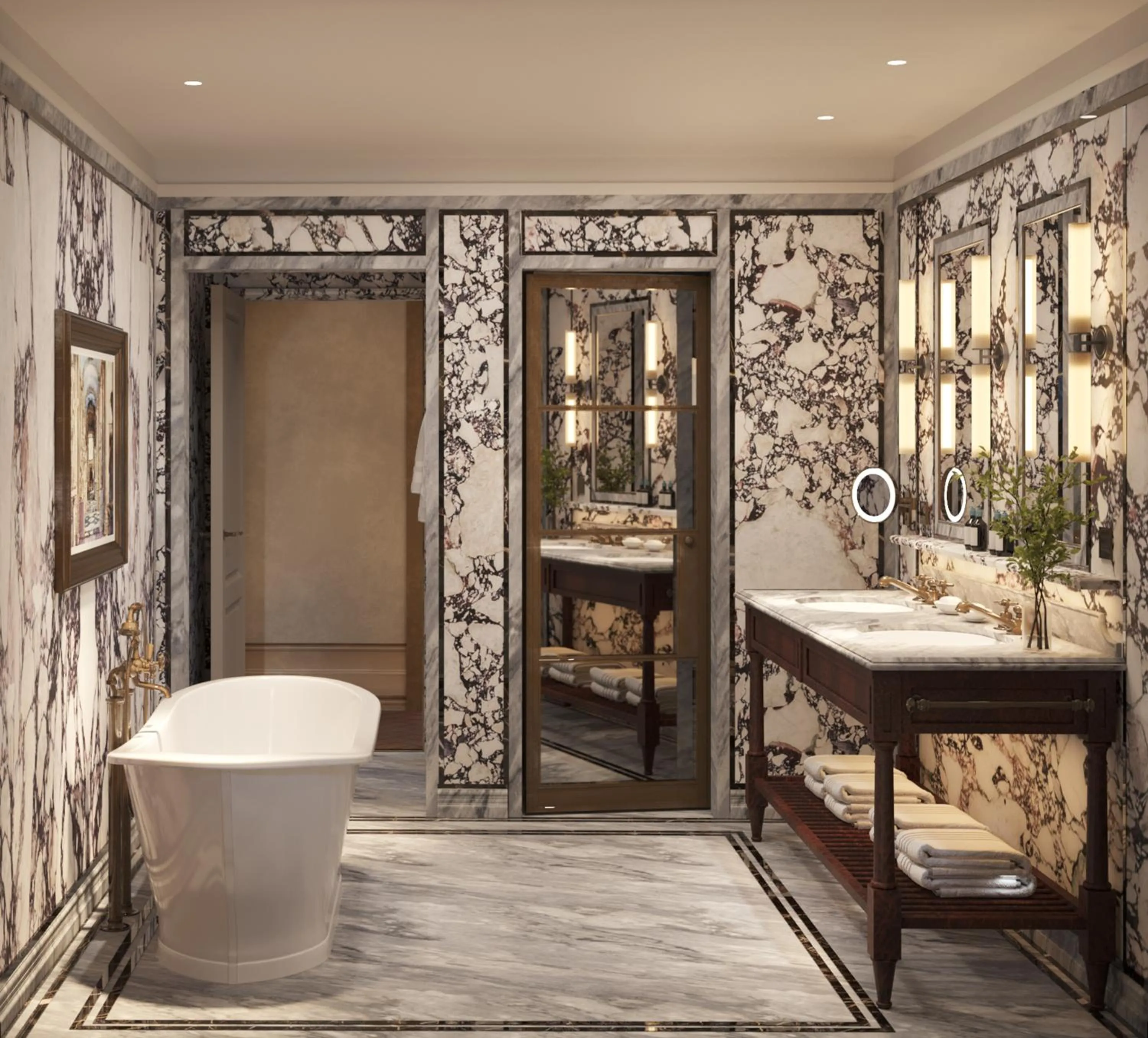 Bathroom in Villa San Michele, A Belmond Hotel, Florence