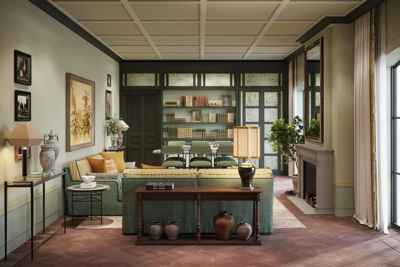 Living room in Villa San Michele, A Belmond Hotel, Florence