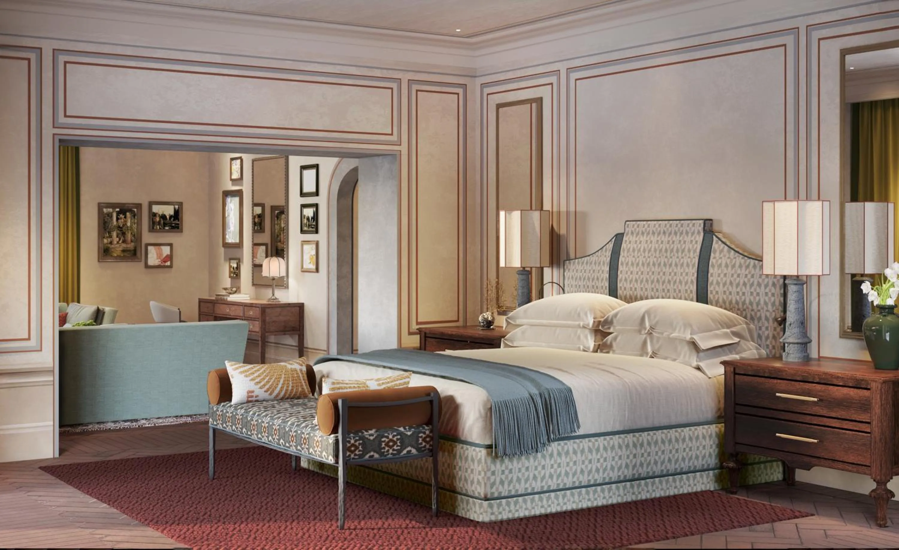 Bedroom, Bed in Villa San Michele, A Belmond Hotel, Florence