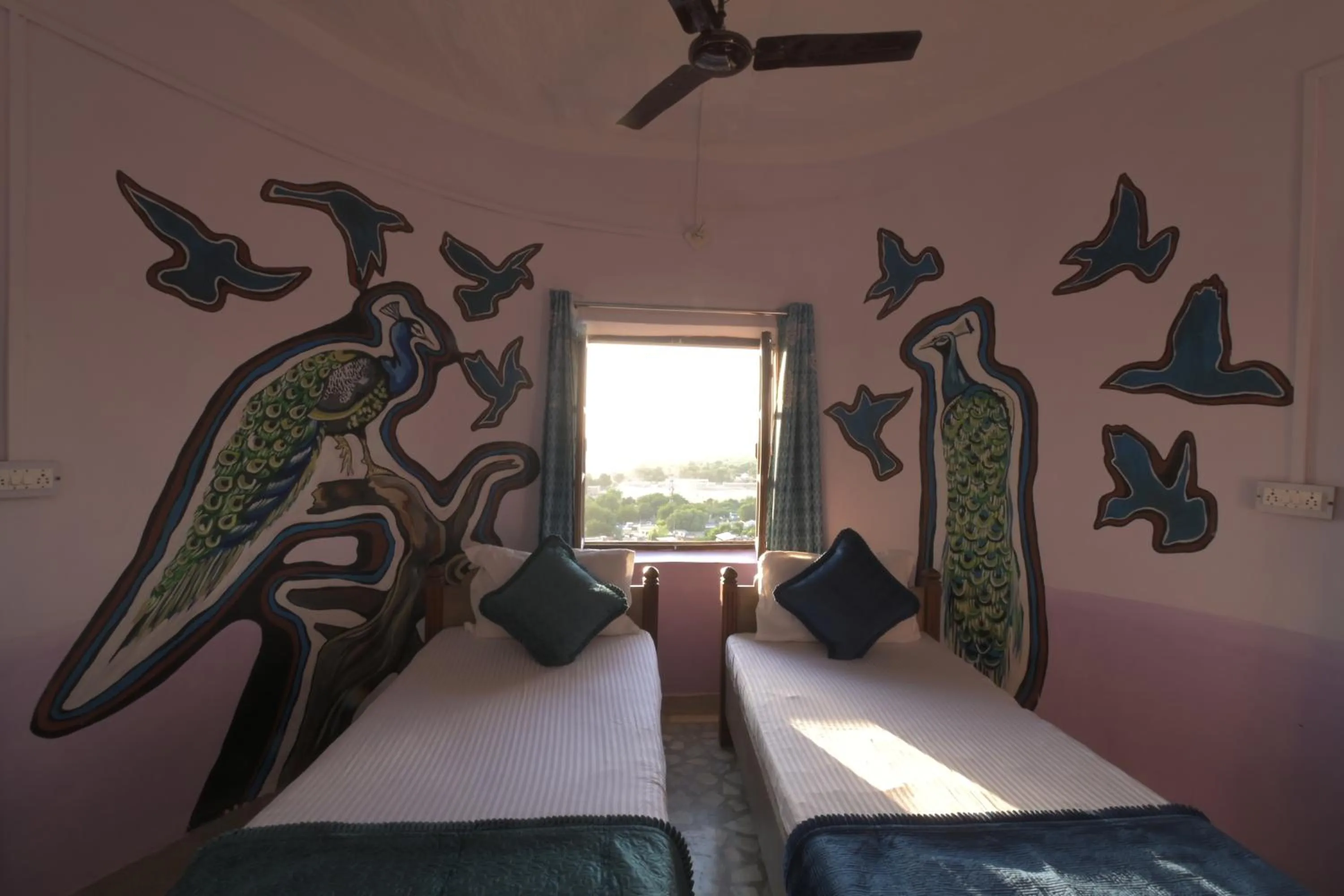 Bed in Deepak Hotel & Restaurant