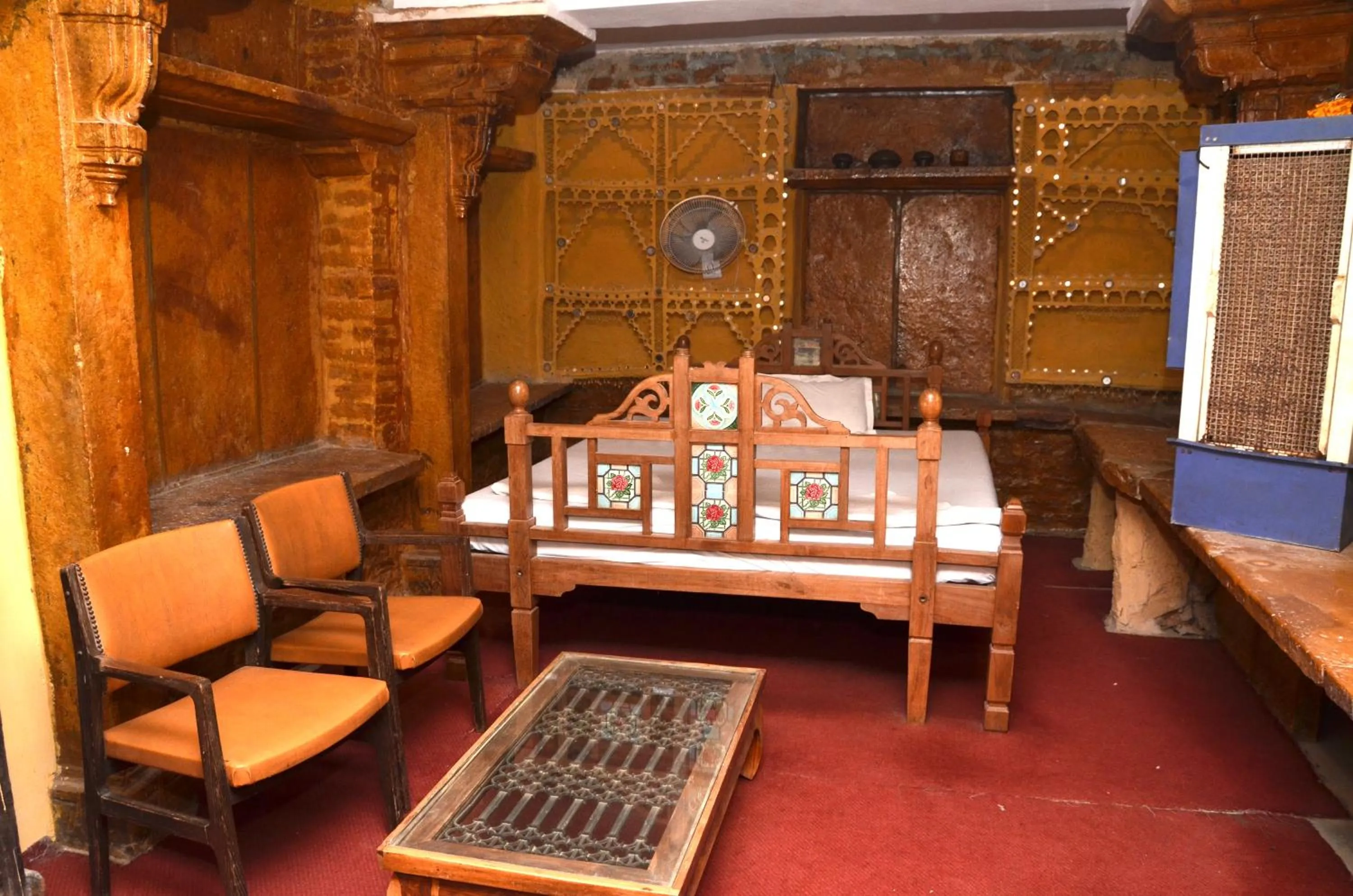 Seating area in Deepak Hotel & Restaurant