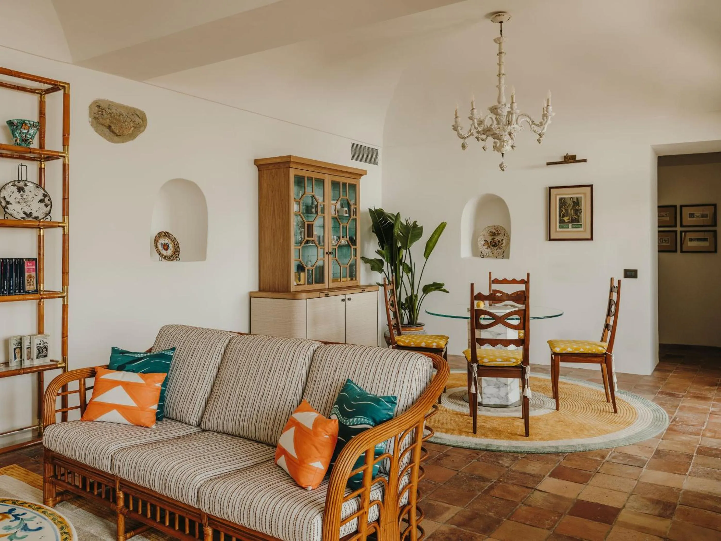 Living room in Caruso, A Belmond Hotel, Amalfi Coast