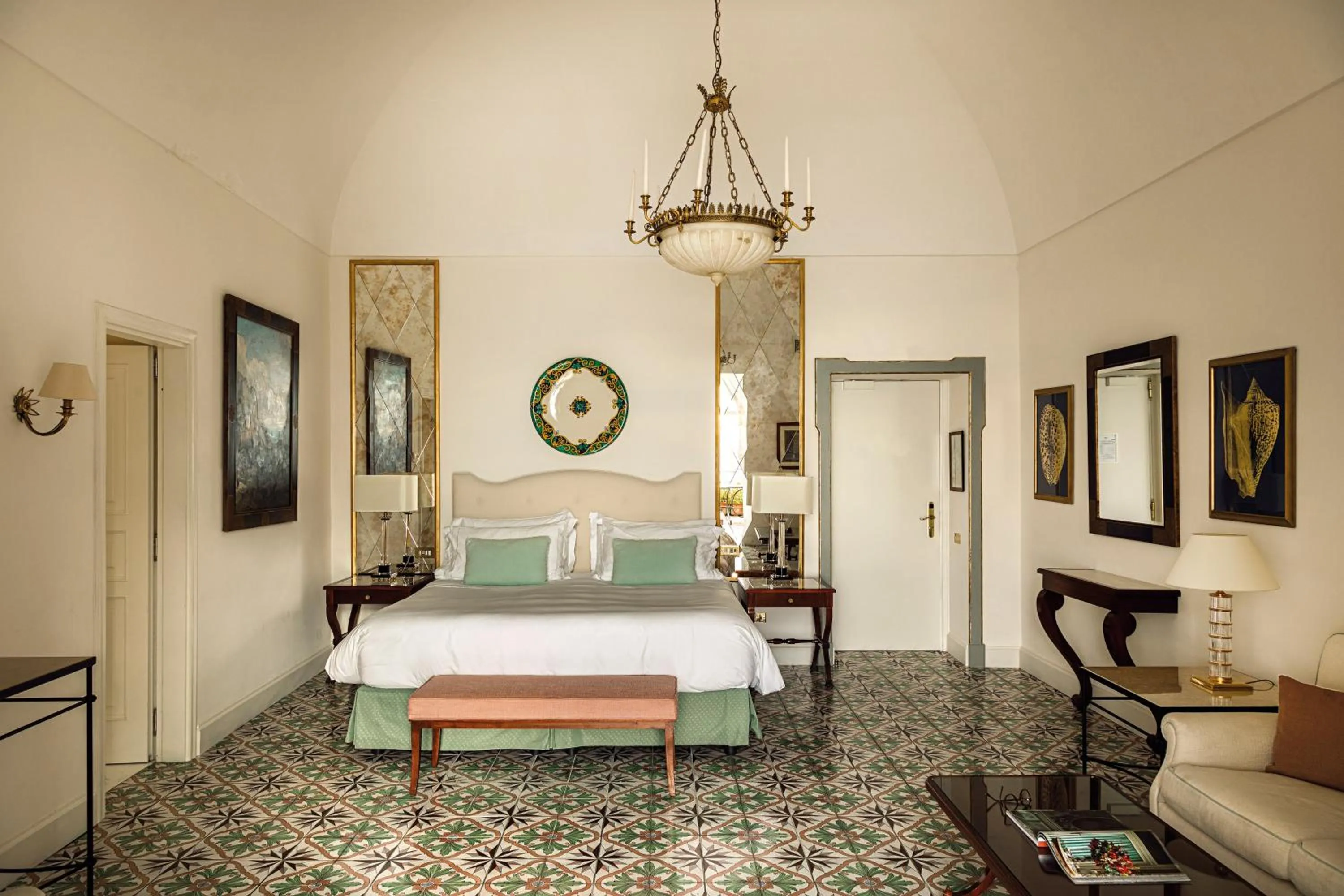 Bedroom, Bed in Caruso, A Belmond Hotel, Amalfi Coast