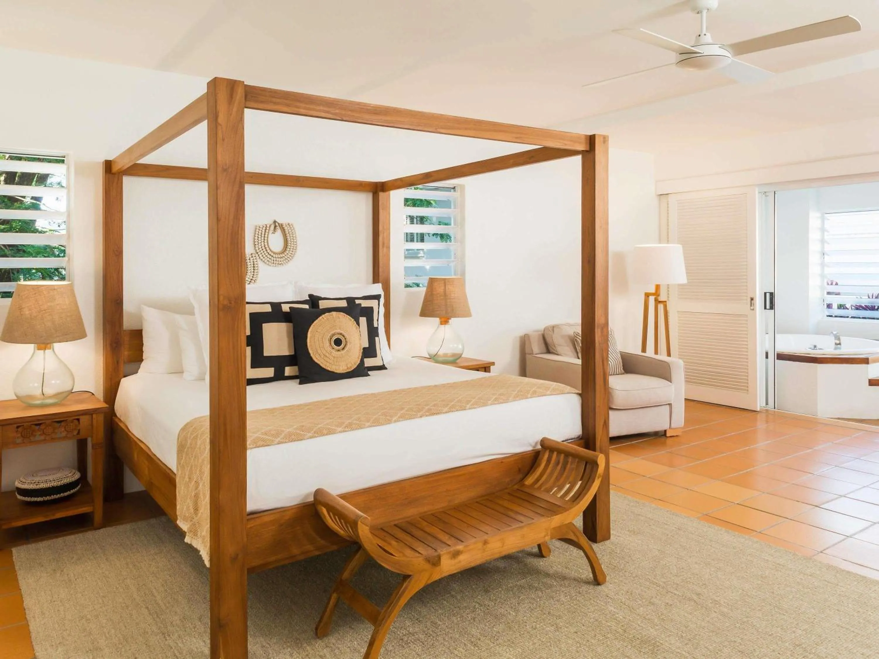 Bedroom, Bed in The Reef House Adults Retreat - Enjoy 28 Complimentary Inclusions